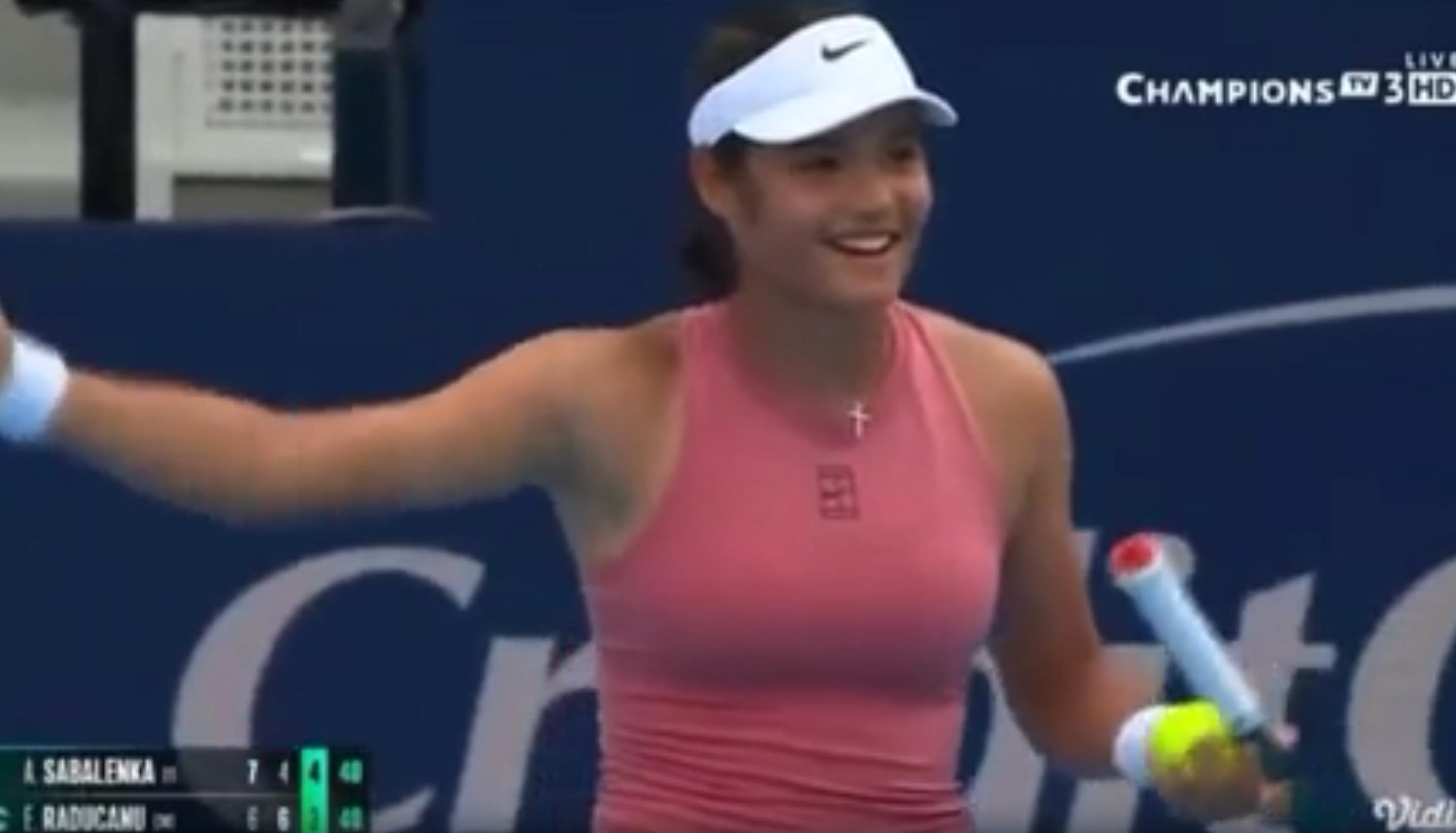 Emma Raducanu complains about crying child in crowd in narrow defeat at Cincinnati Open