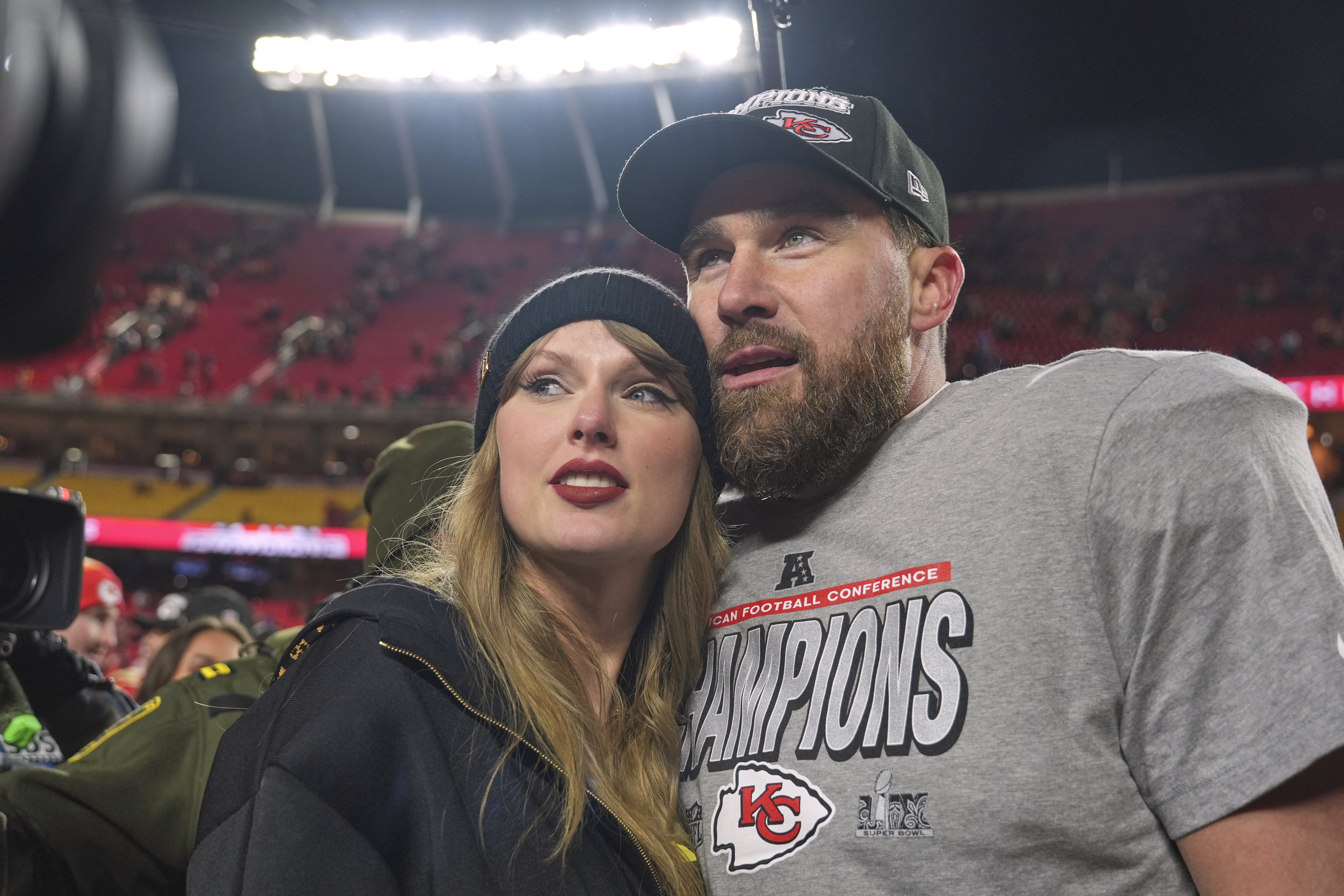 Taylor Swift and Travis Kelce are engaged after nearly two years of dating