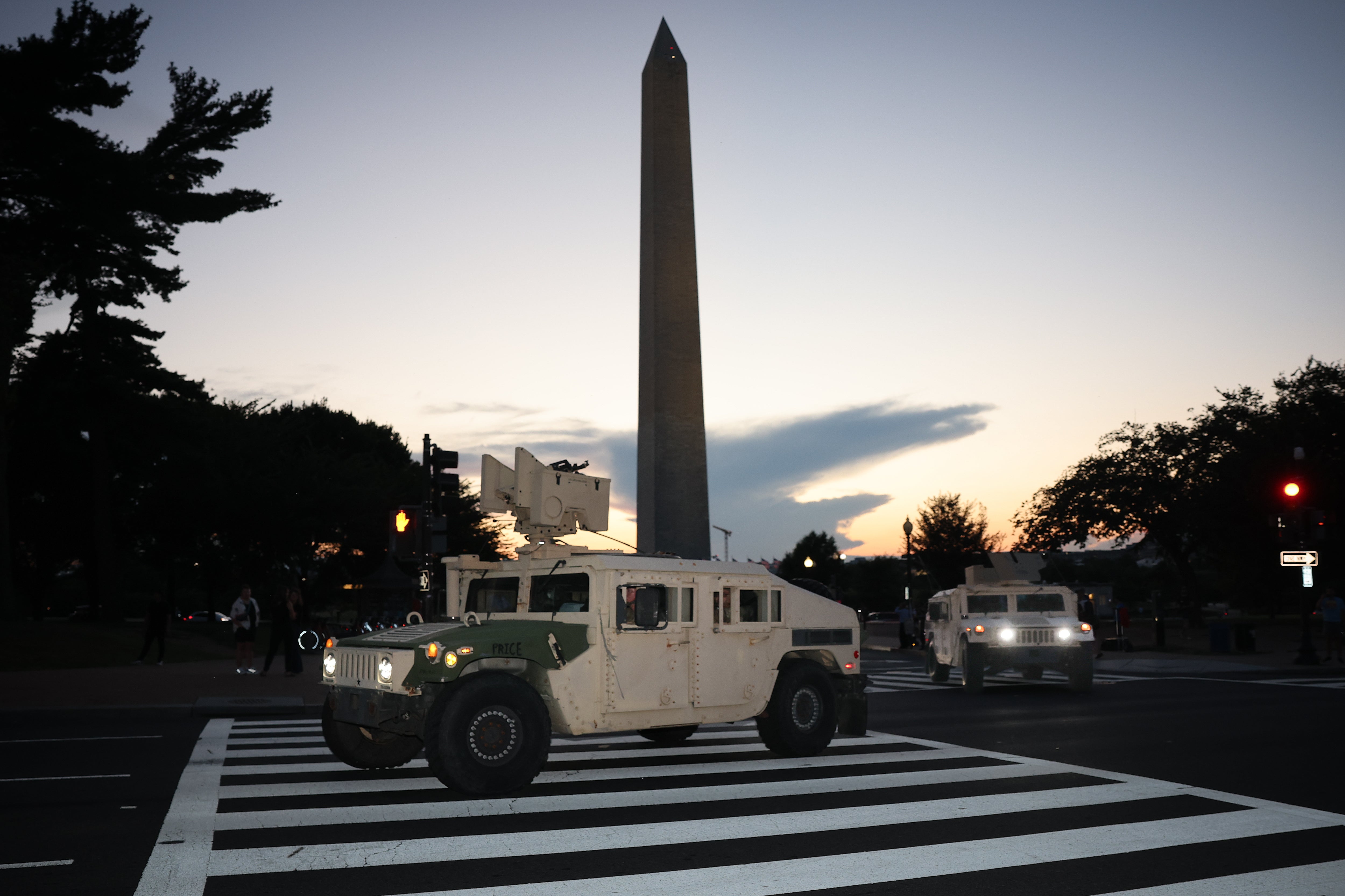 Military says the National Guard has the authority to make arrests but will not be ‘involved in law enforcement functions’ during Washington operation