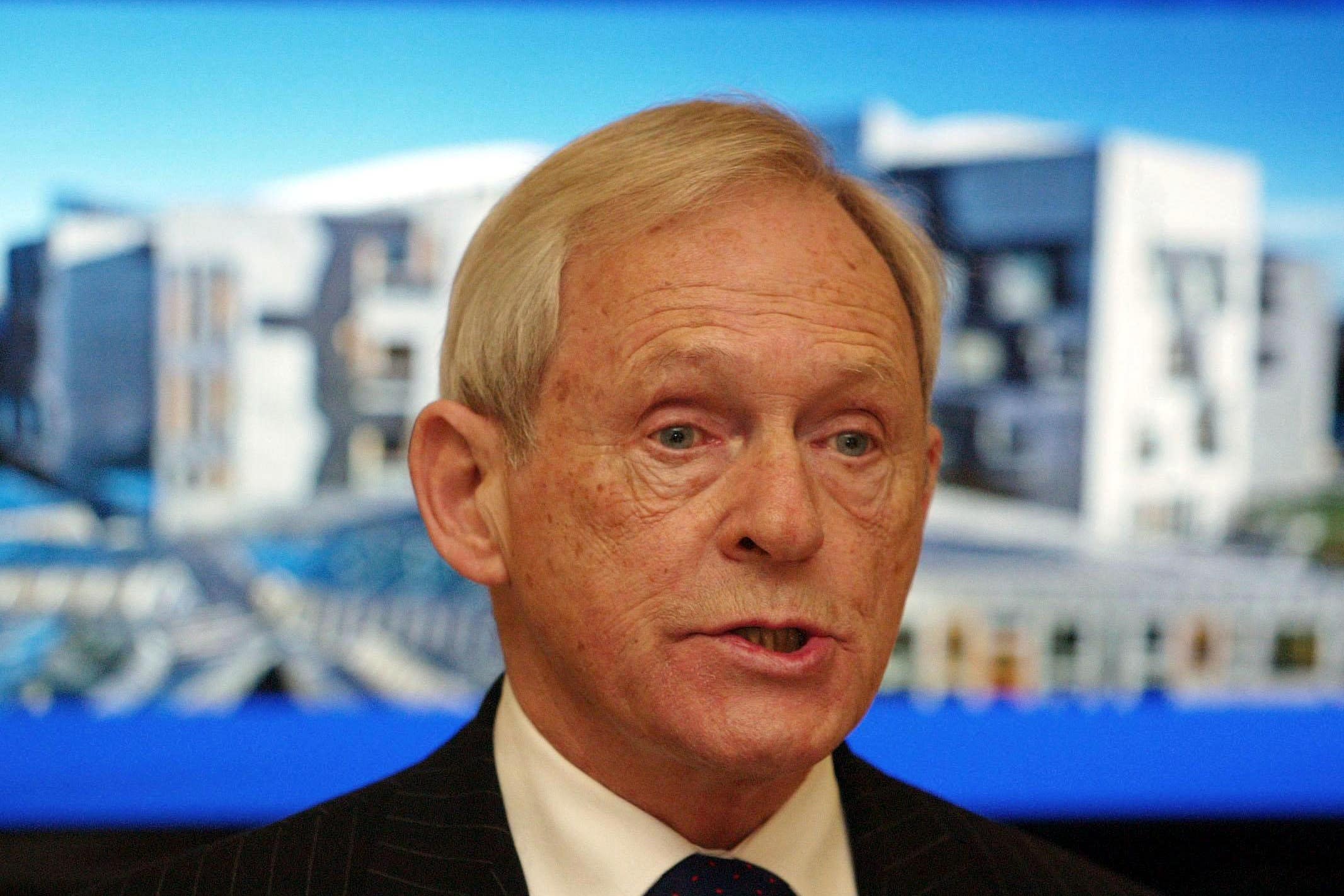 Sir George Reid was the second presiding officer at Holyrood (PA)