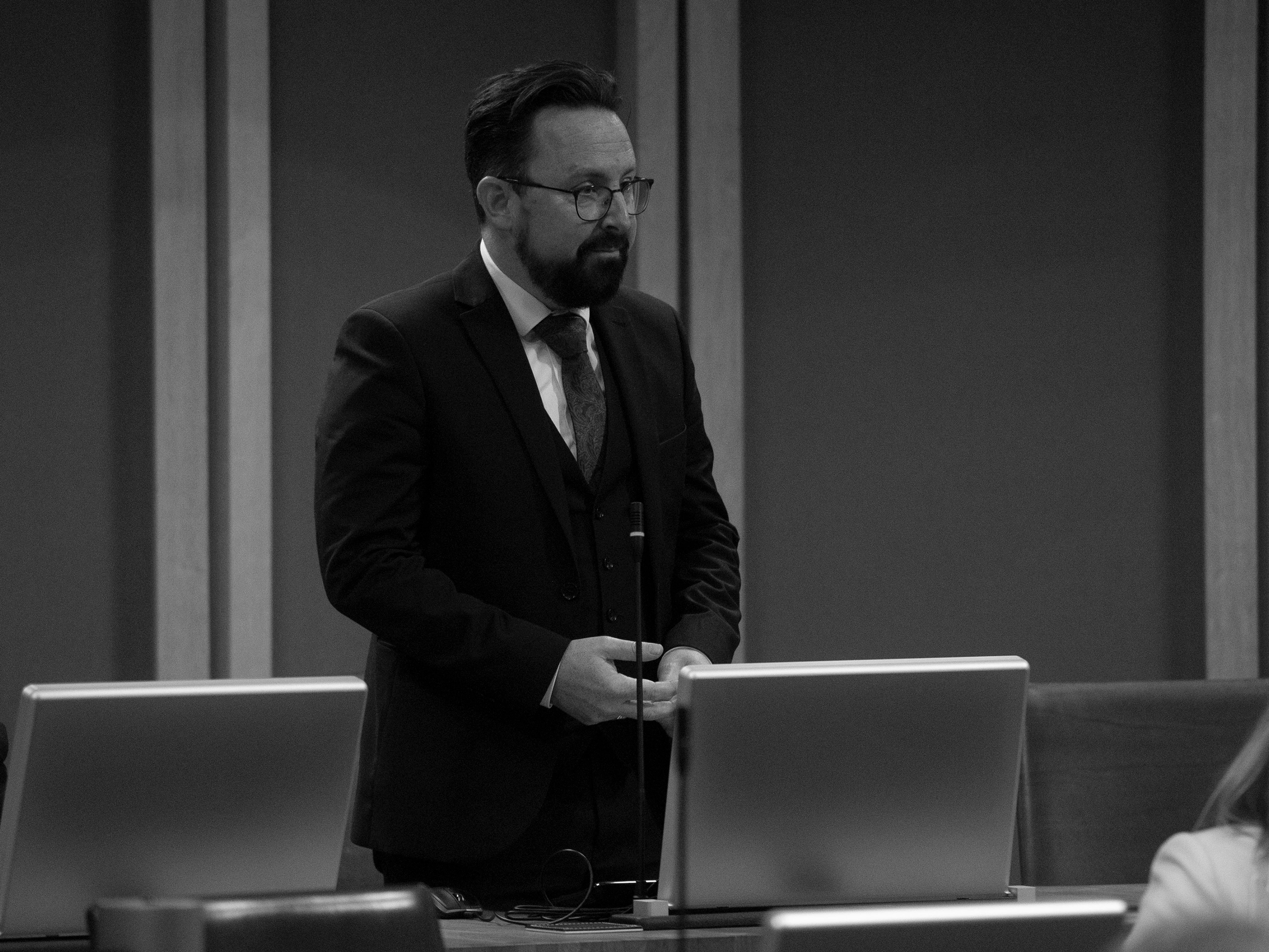 Hefin David, who was born in the Caerphilly constituency, was elected as Member of the Senedd for Caerphilly in 2016