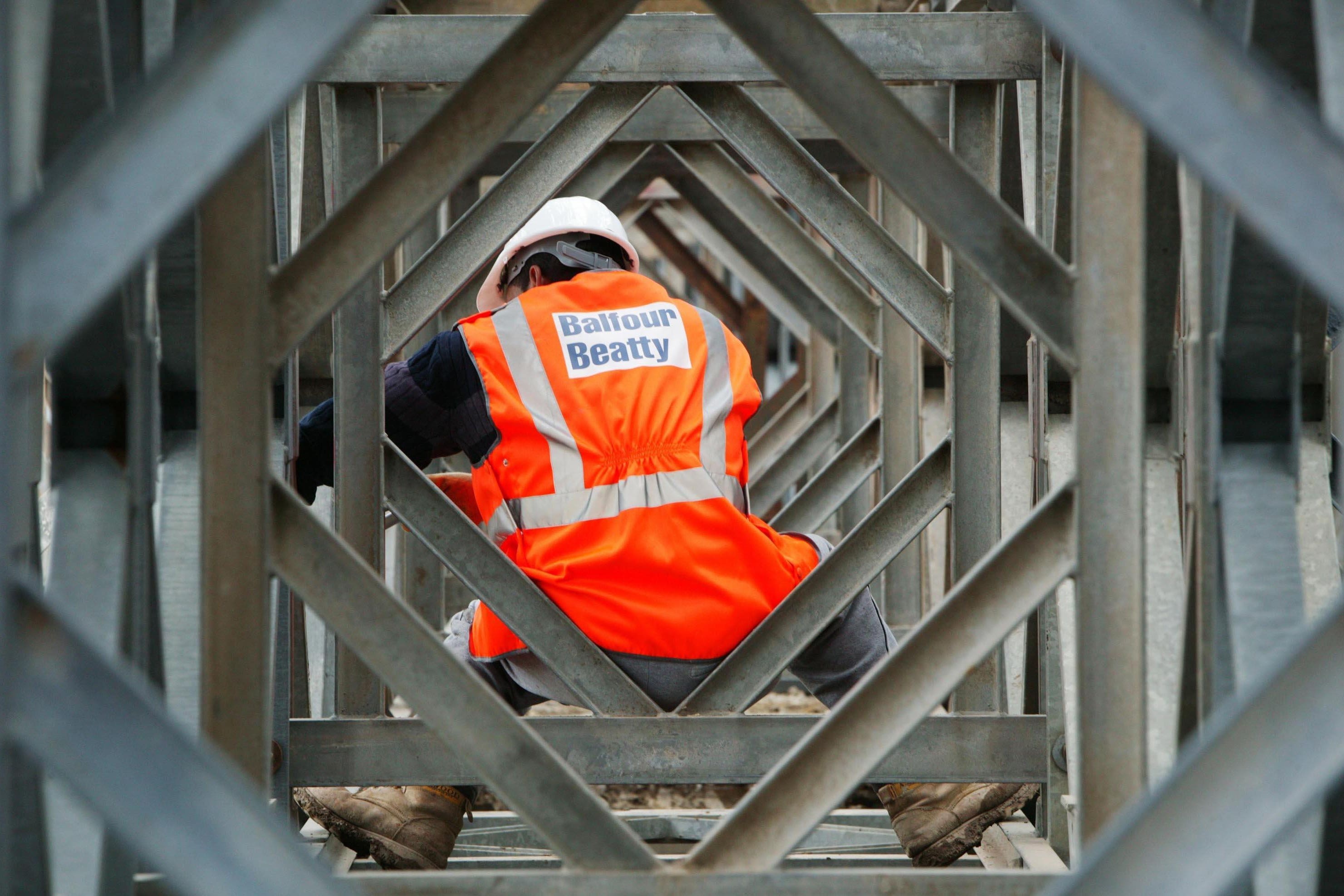 Balfour Beatty reported stronger profits as UK construction work grew (Newscast/PA)