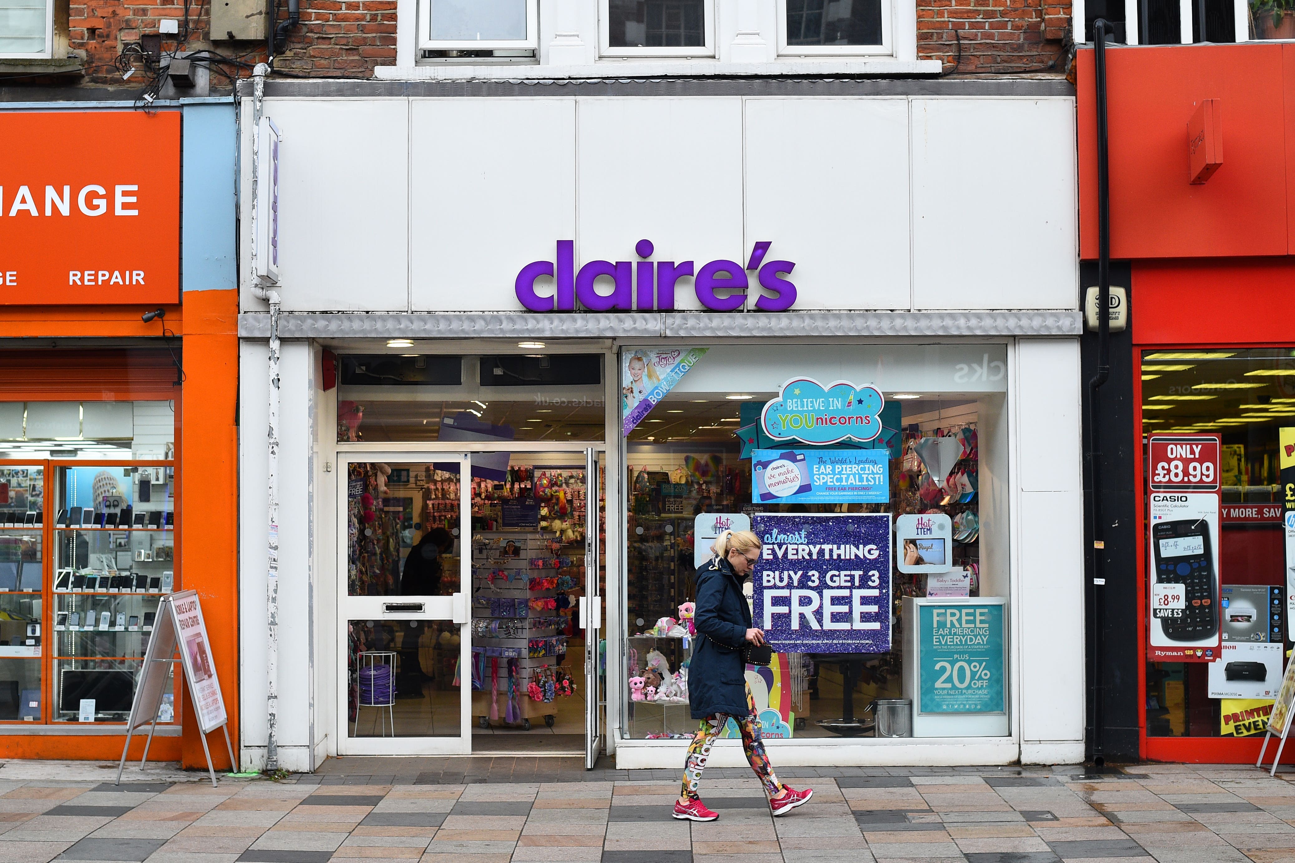 Claire’s has filed a notice to appoint administrators