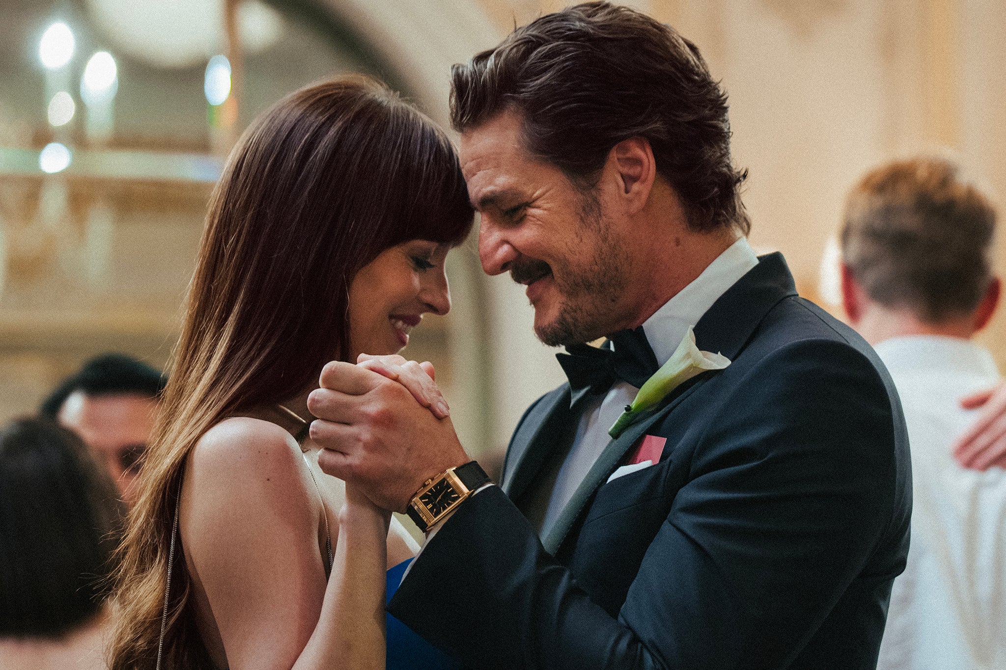 Dakota Johnson and Pedro Pascal in ‘Materialists’