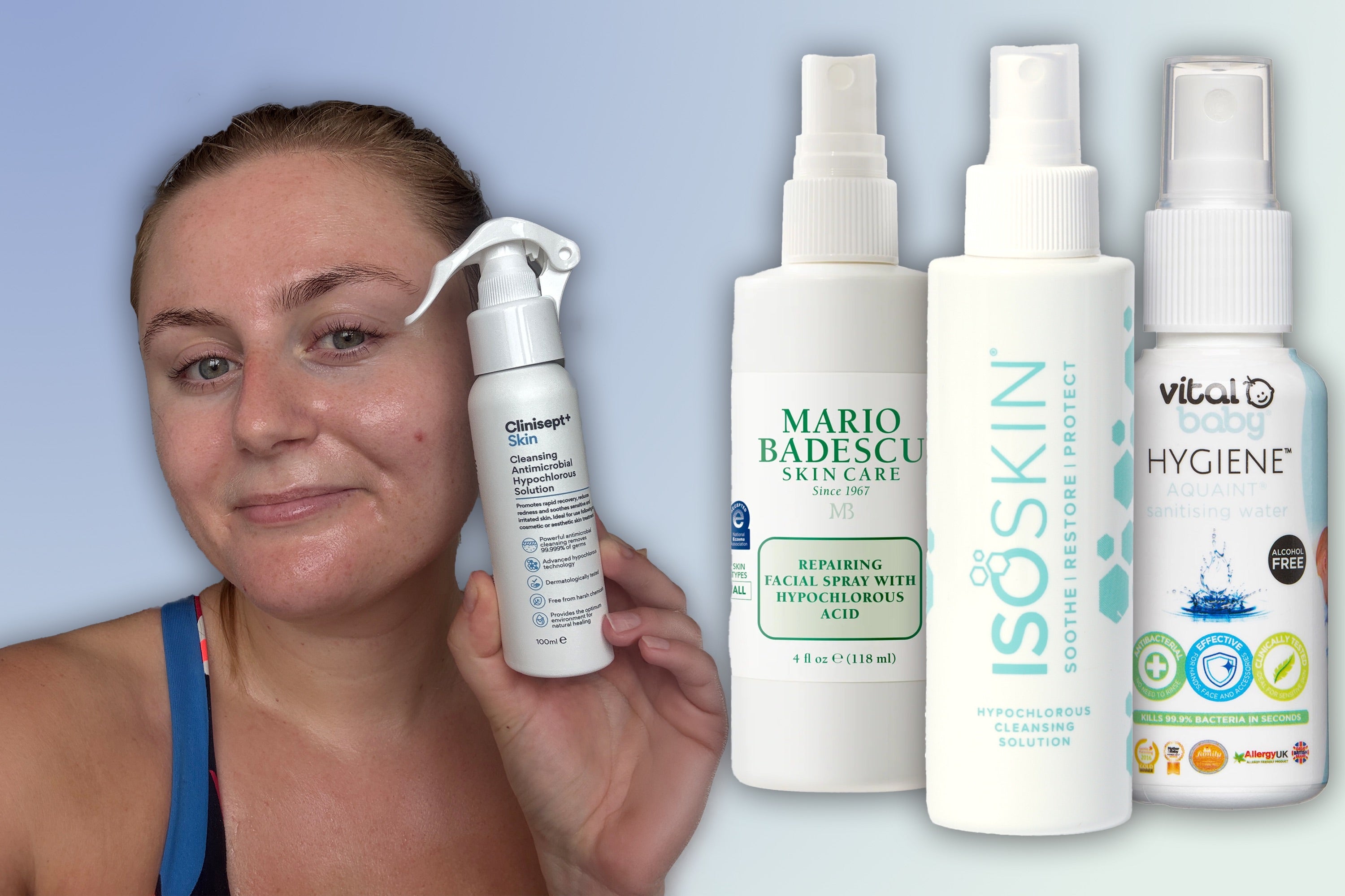8 best hypochlorous acid sprays to cleanse and soothe, tested by a beauty expert