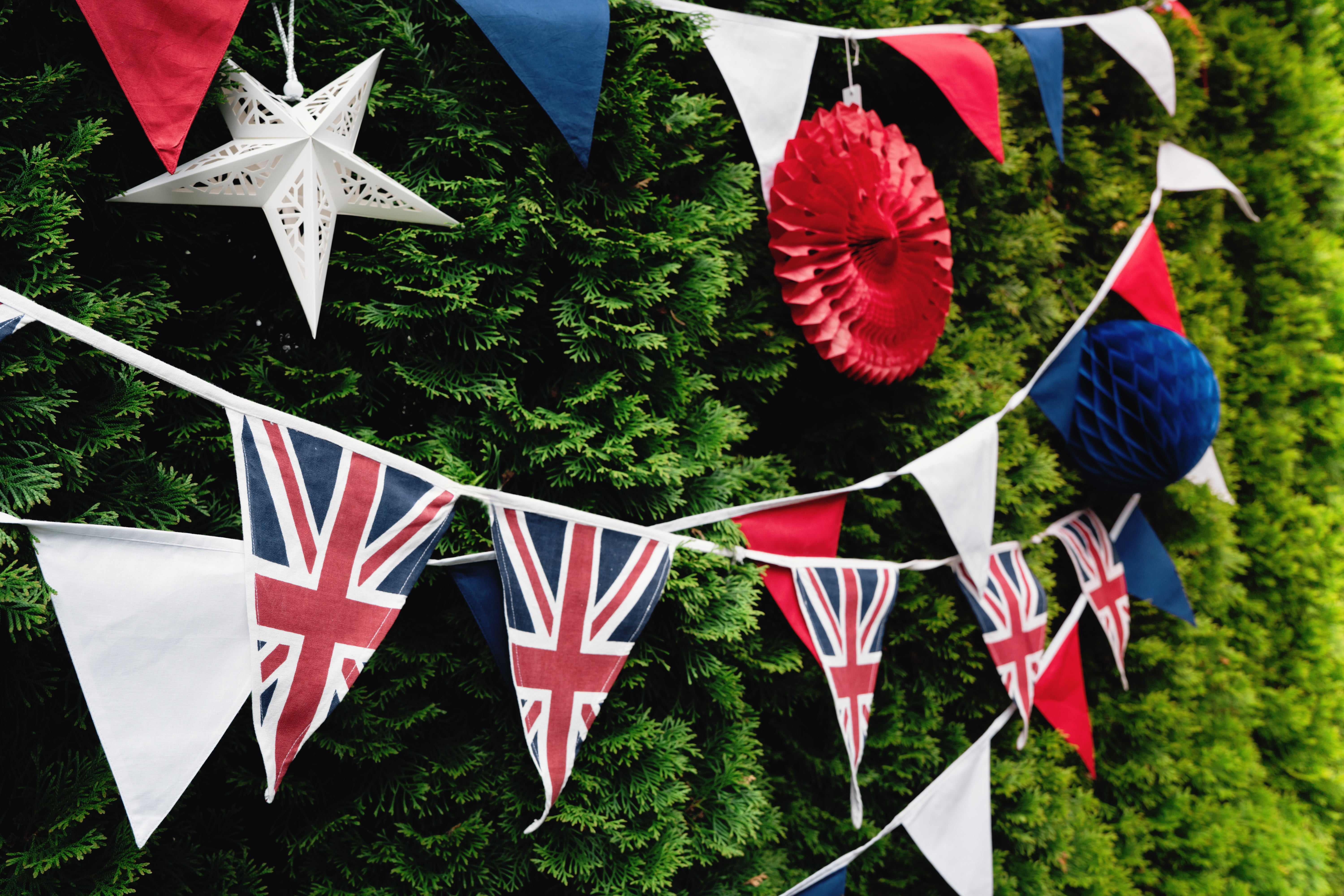 The village fête, complete with bunting, is a forever British icon