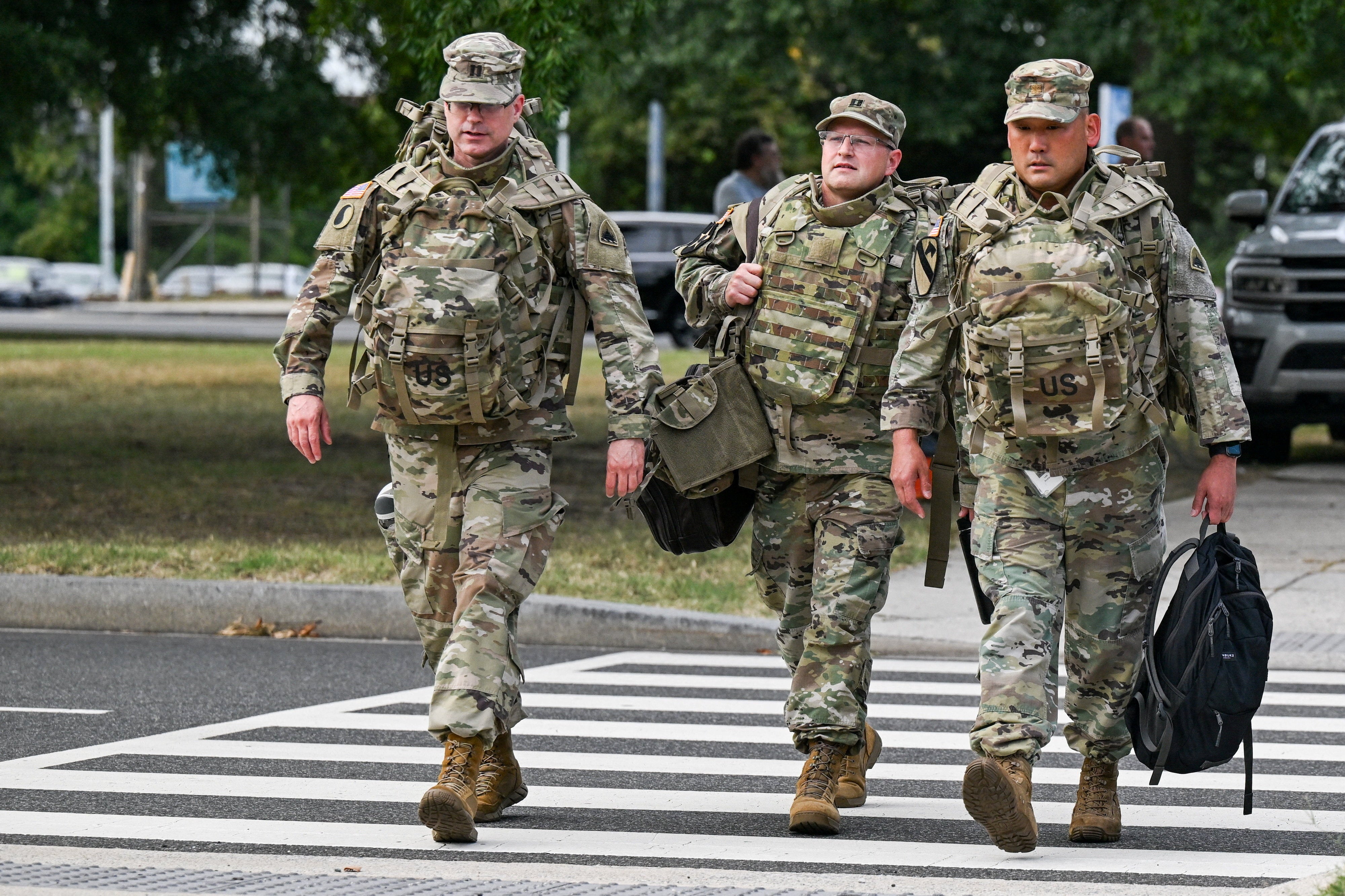 Members of the National Guard were deployed to D.C. after Trump claimed the city needed help reducing its crime