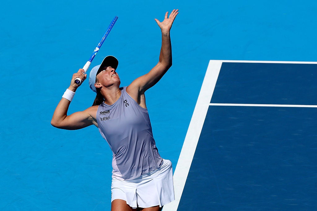 Iga Swiatek progressed in straight sets