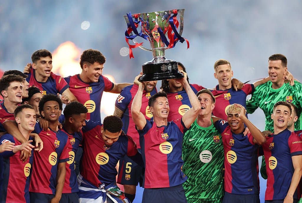 Barcelona won their 28th league title last season