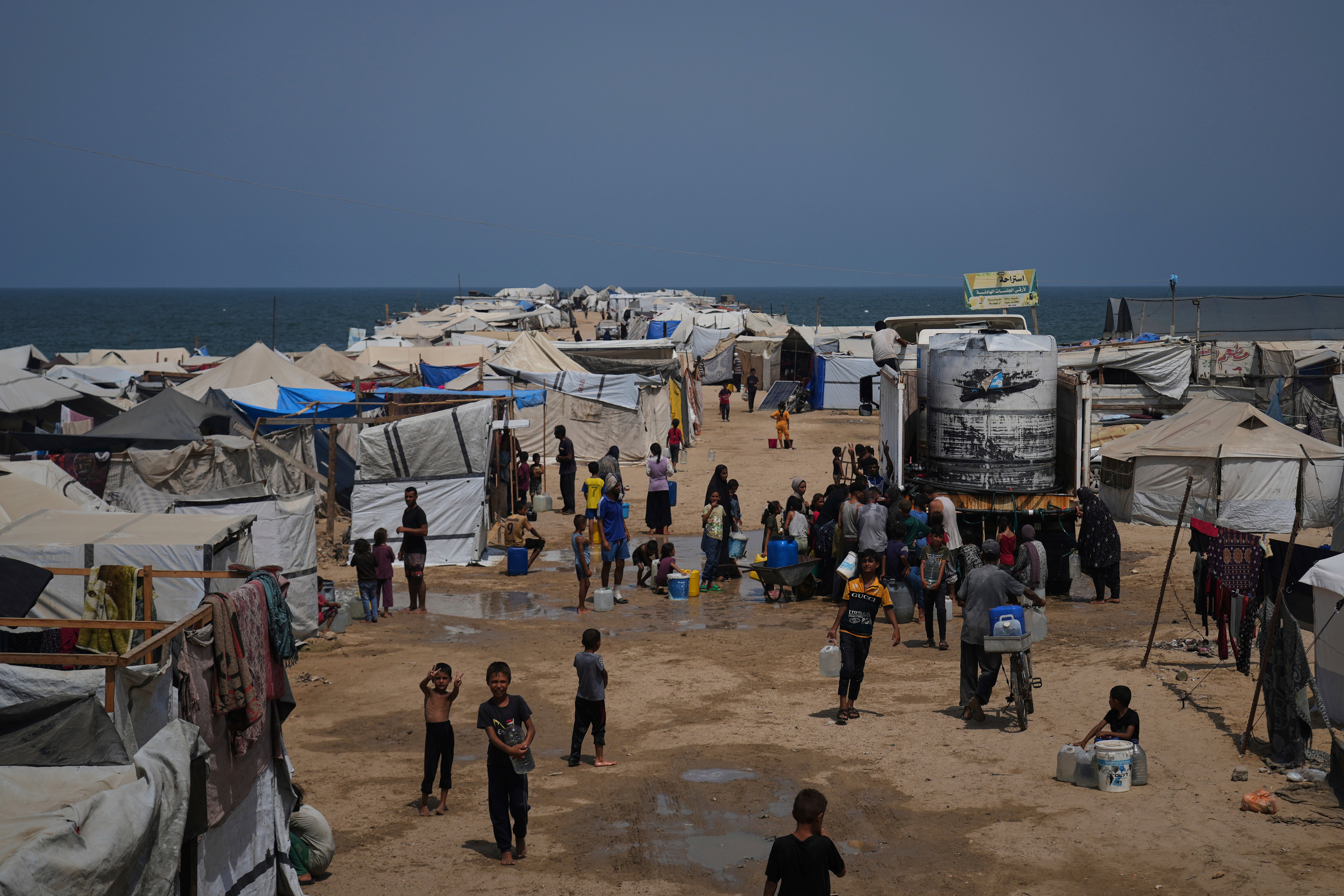 Israel Palestinians Gaza Heat Wave