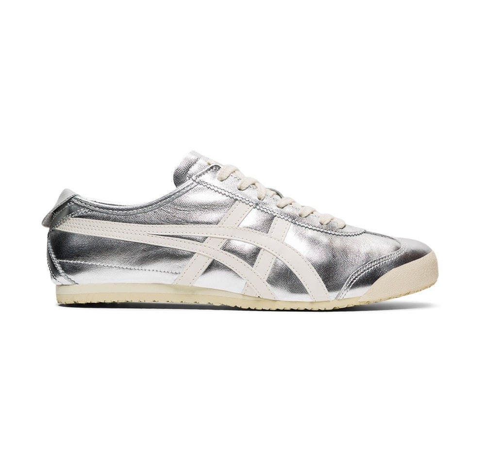 Onitsuka Tiger Mexico 66 Silver Trainers, £150