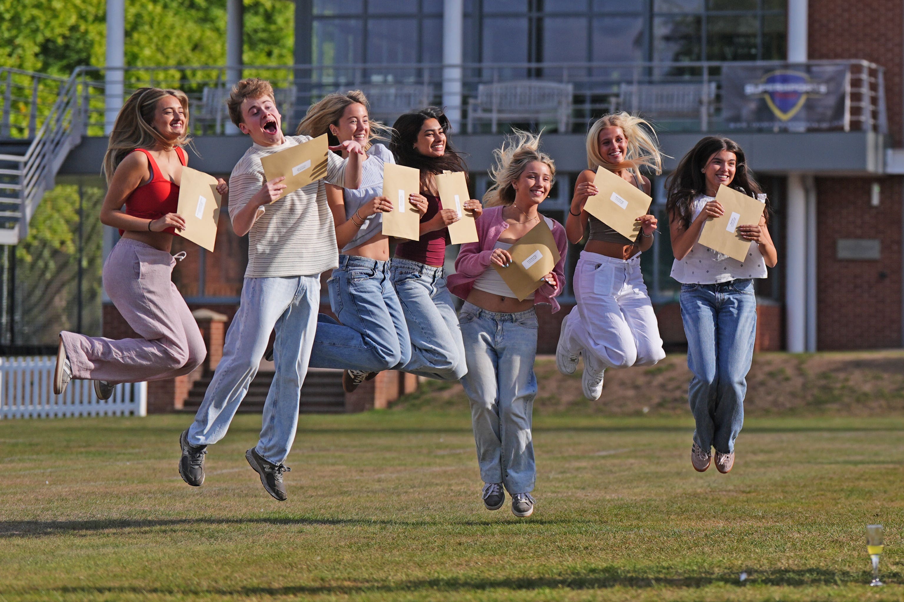 More than a quarter of A-level entrants were awarded an A or A* grade (Jacob King/PA)