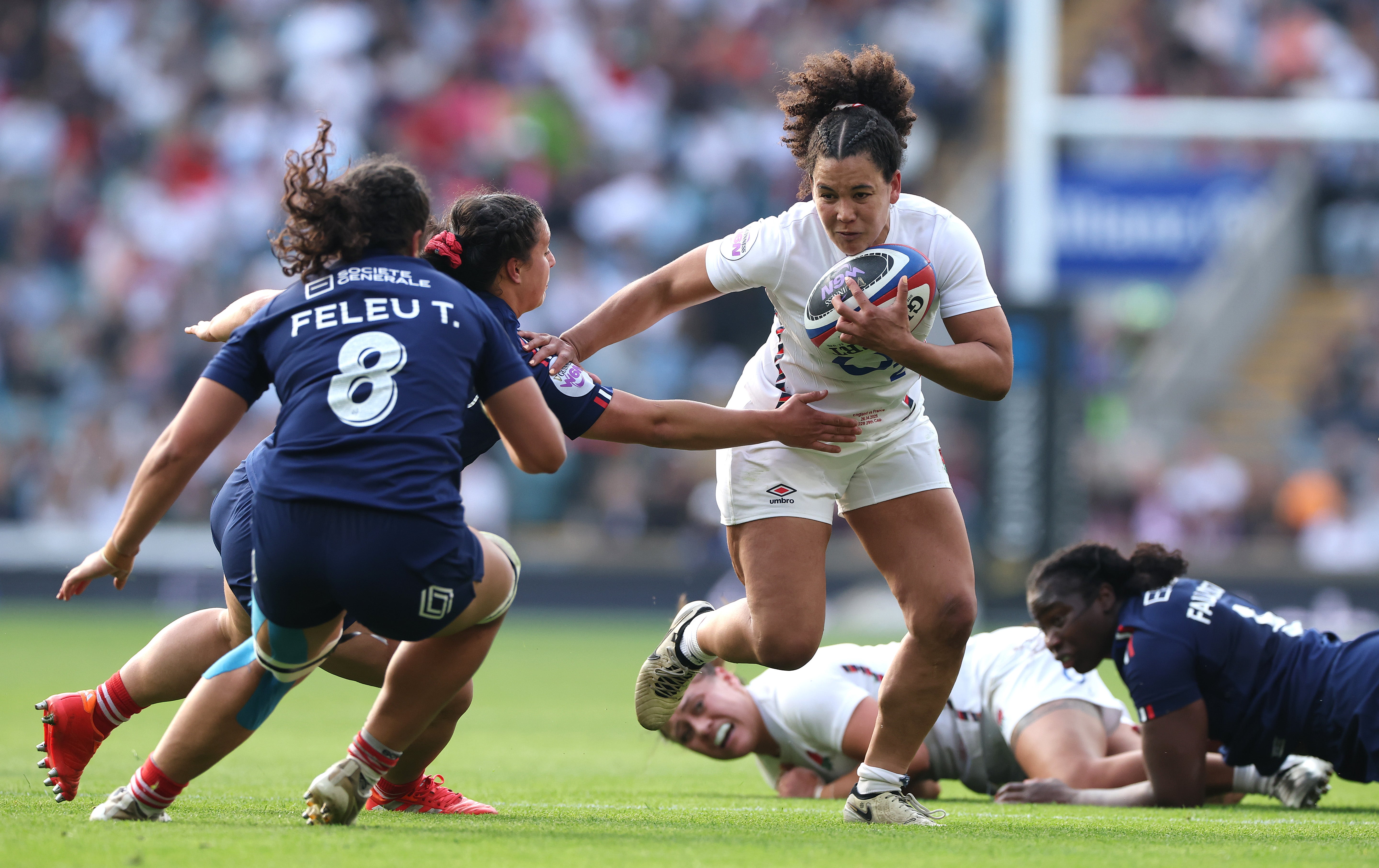 Tatyana Heard is a key figure for England in midfield