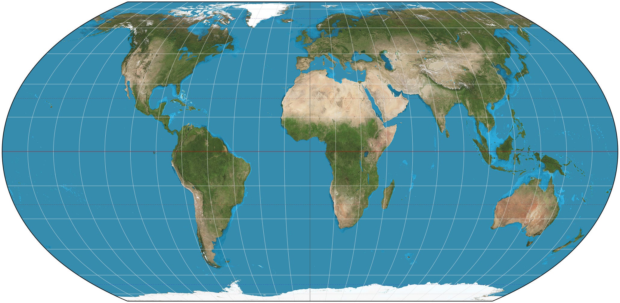 An Equal Earth map projection which more accurately reflects the true size of Africa