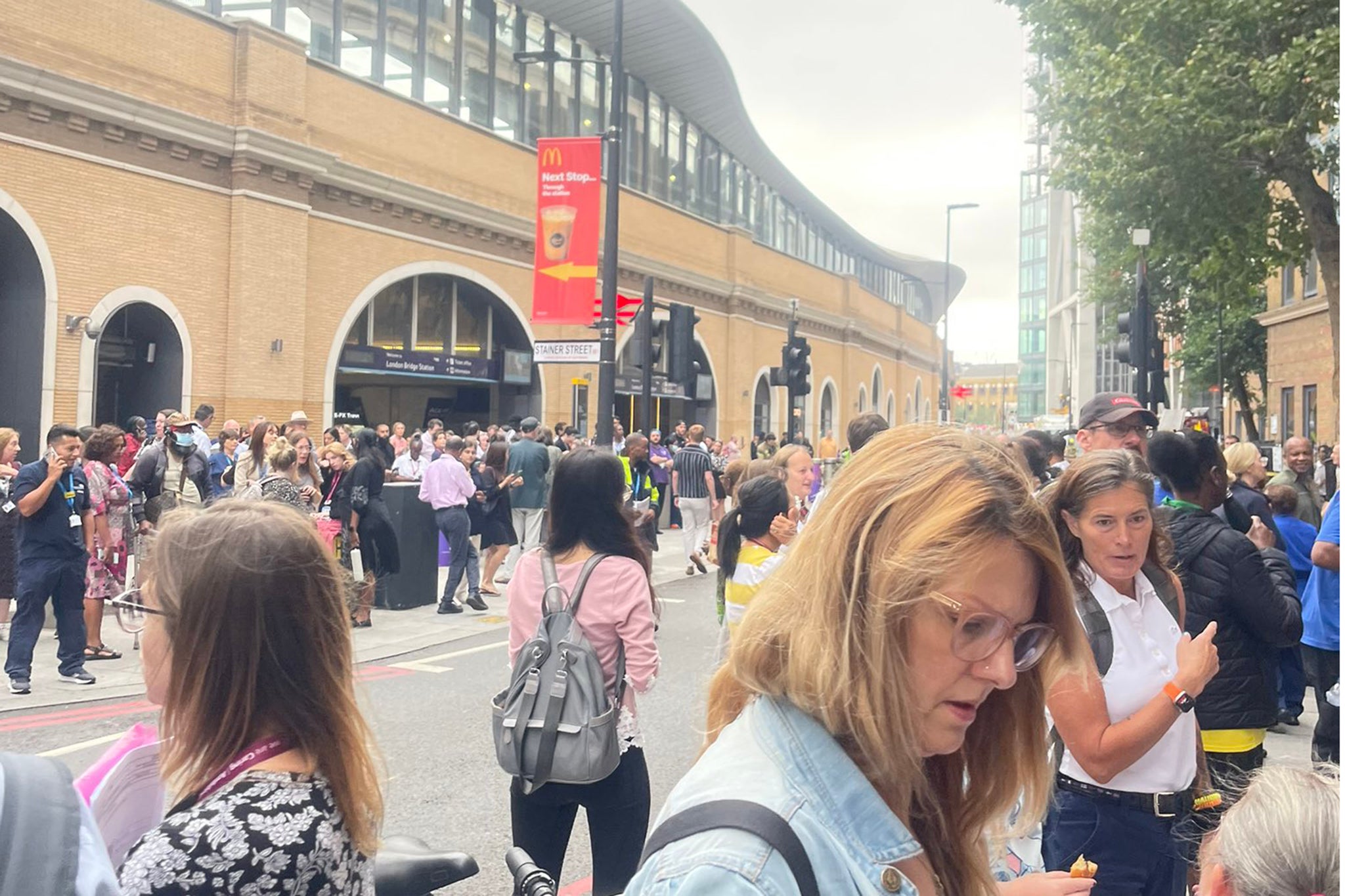 People were evacuated from the ground floor and basement of Guy’s Hospital in London