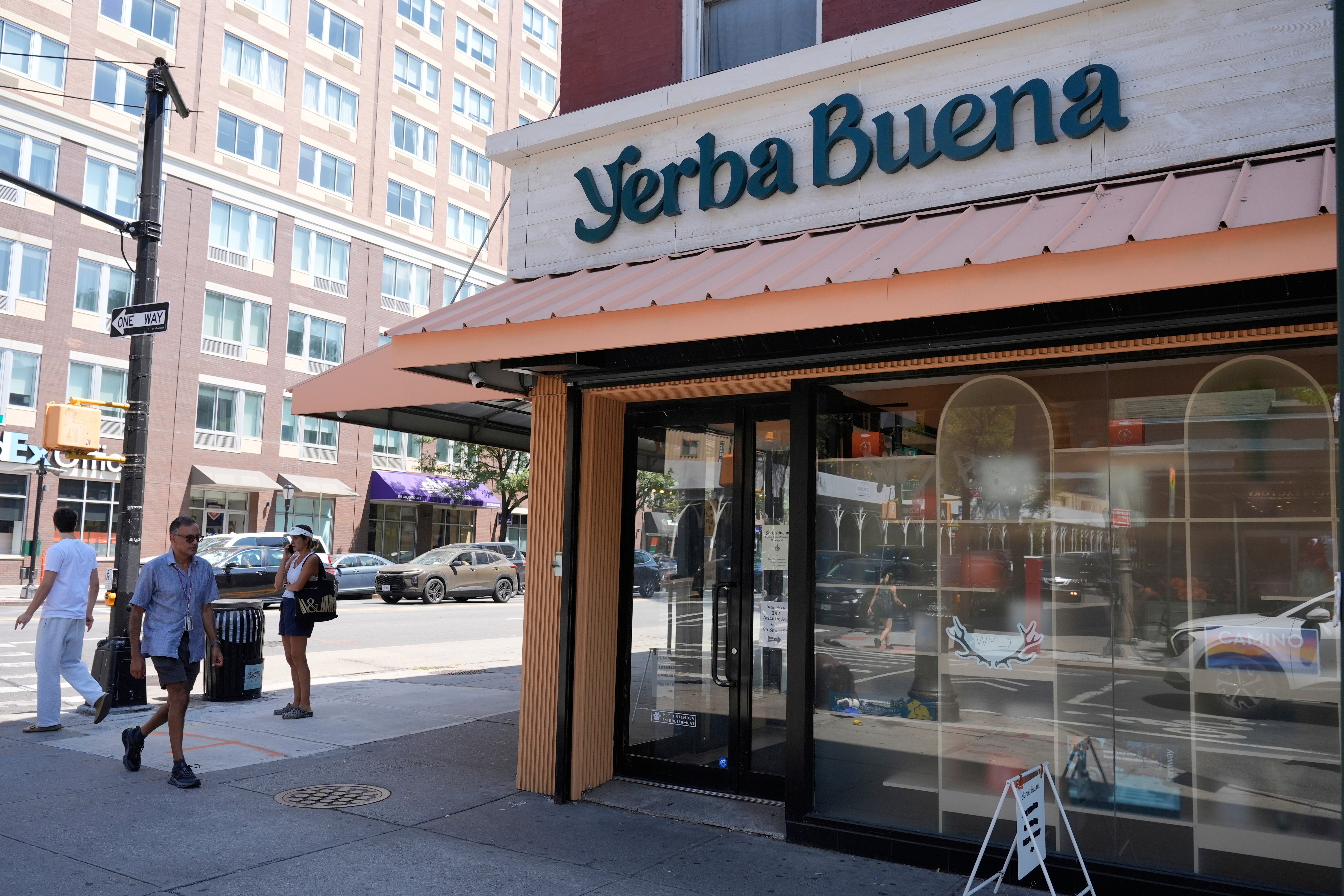 Yerba Buena, a marijuana dispensary, in the Brooklyn borough of New York