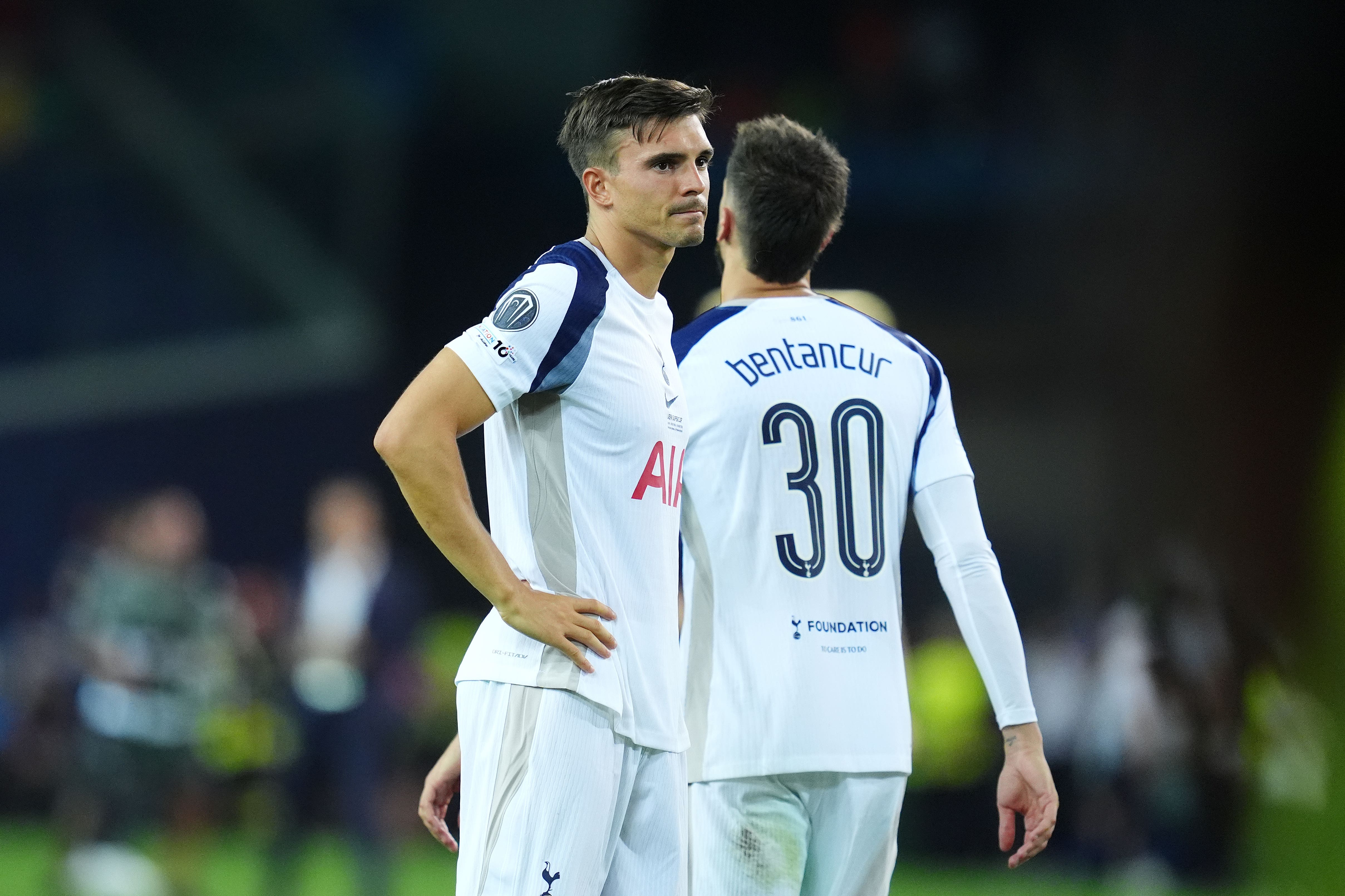 Tottenham’s Joao Palhinha thinks better times are on the way (Adam Davy/PA)