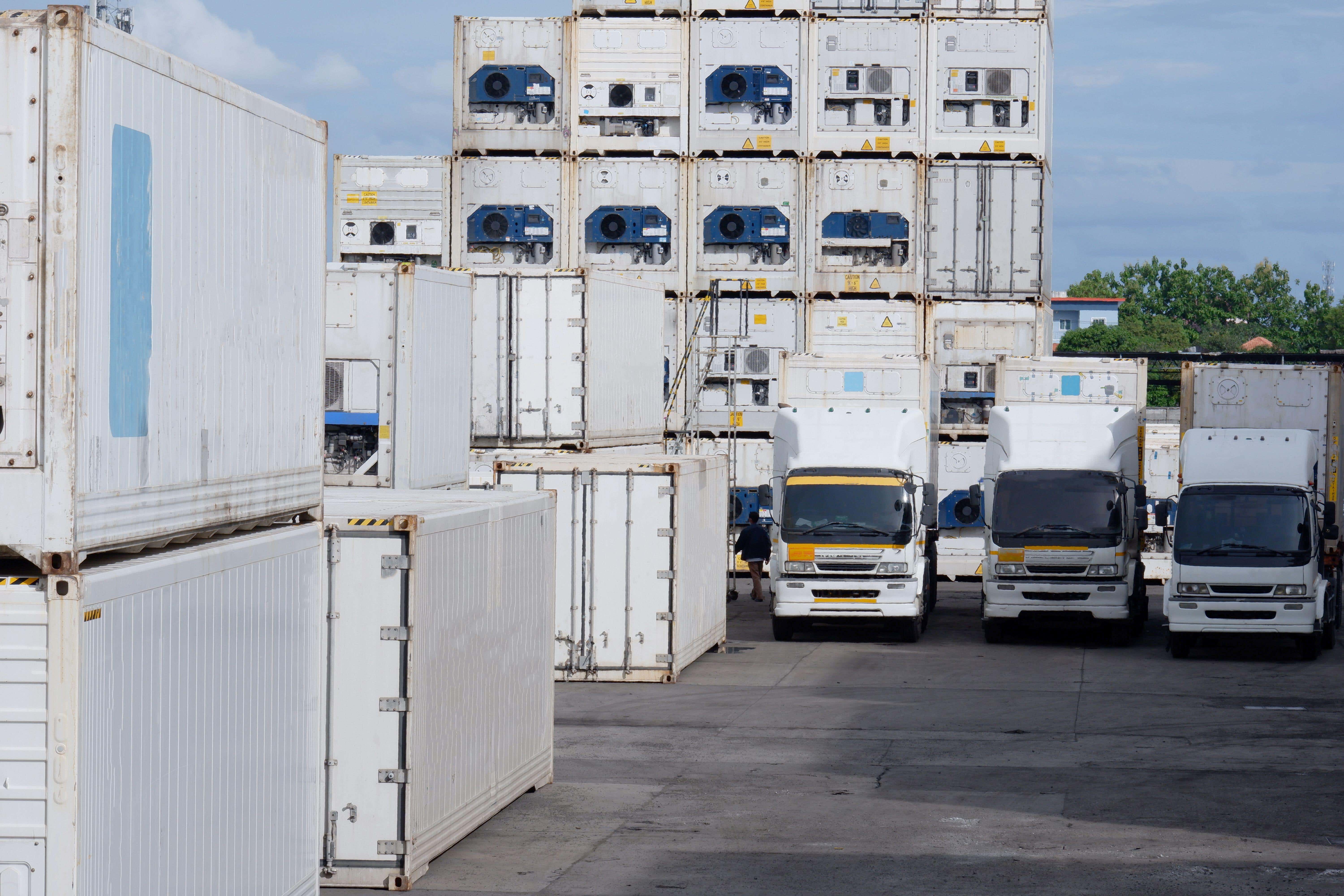 Migrants stowing away in refrigerated trailers present a ‘constant threat’ to food safety, a report says (Alamy/PA)