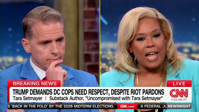 Former GOP communications director Tara Setmayer took Jennings to task for calling out Donald Trump on January 6 but cheering on his current actions in Washington.