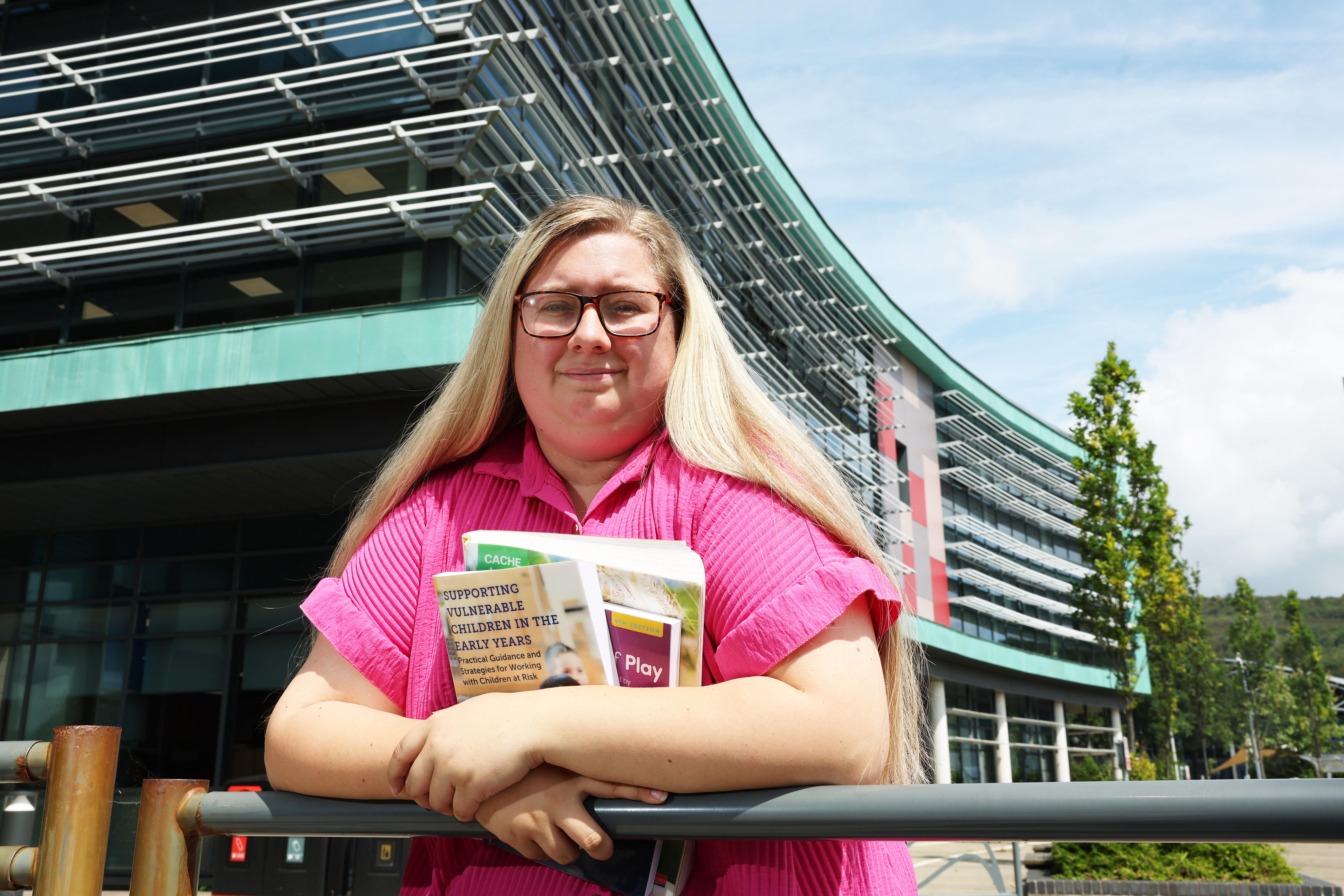 Carriad Lewis is going to university after overcoming fears she could not cope in the classroom (Matt Horwood)
