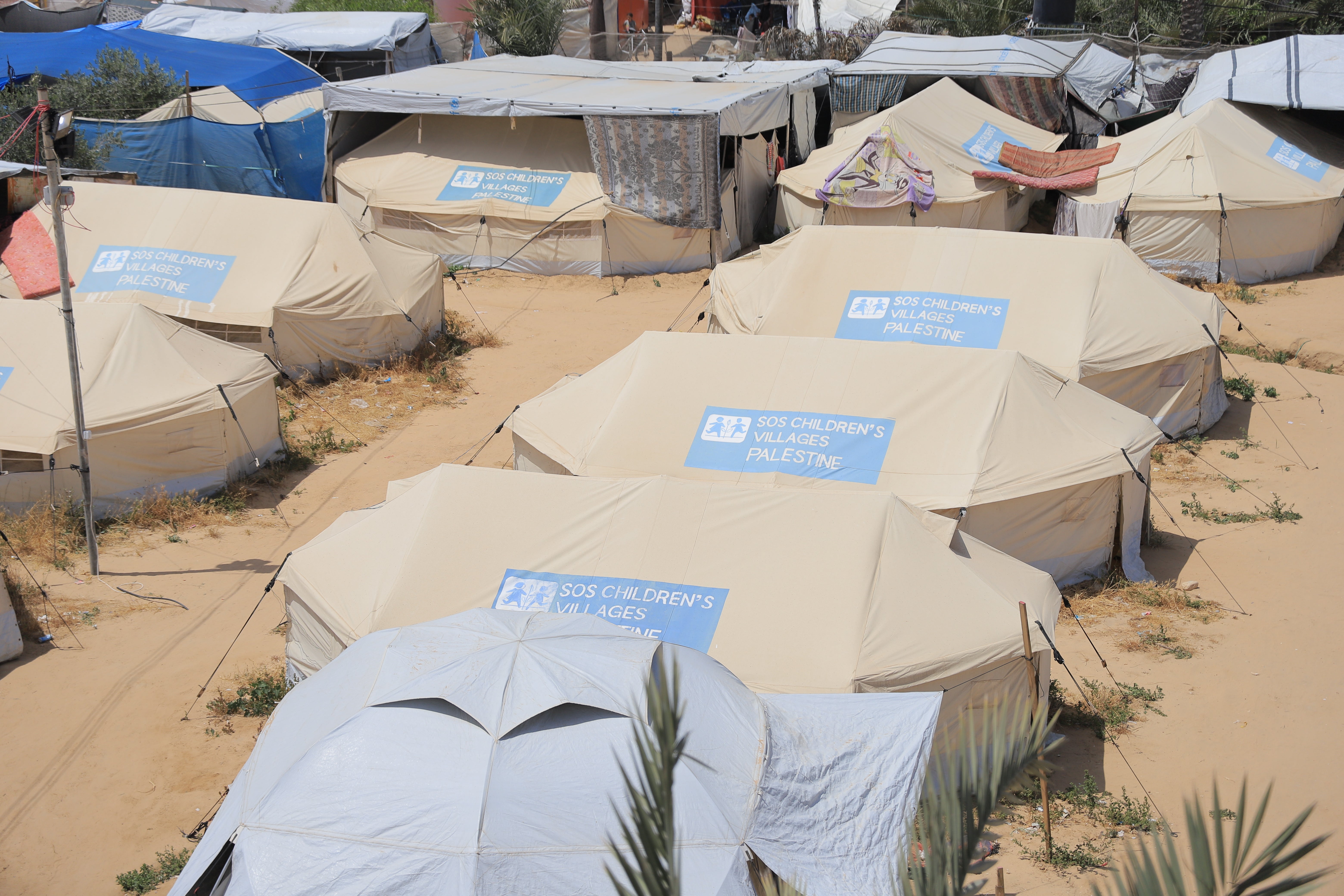 The organisation has had to set up a tent encampment in Khan Younis’s humanitarian zone