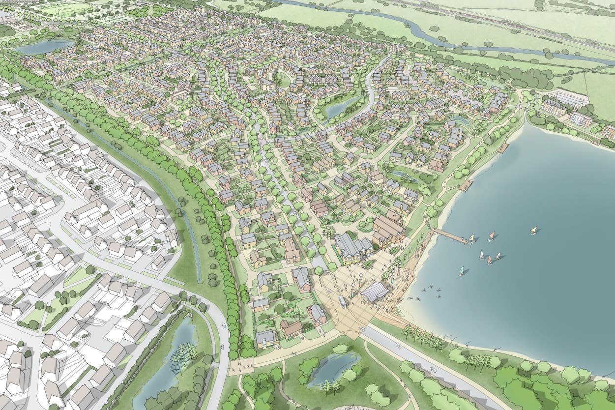 A drawing of plans for the Rugeley development (JTP Architects)