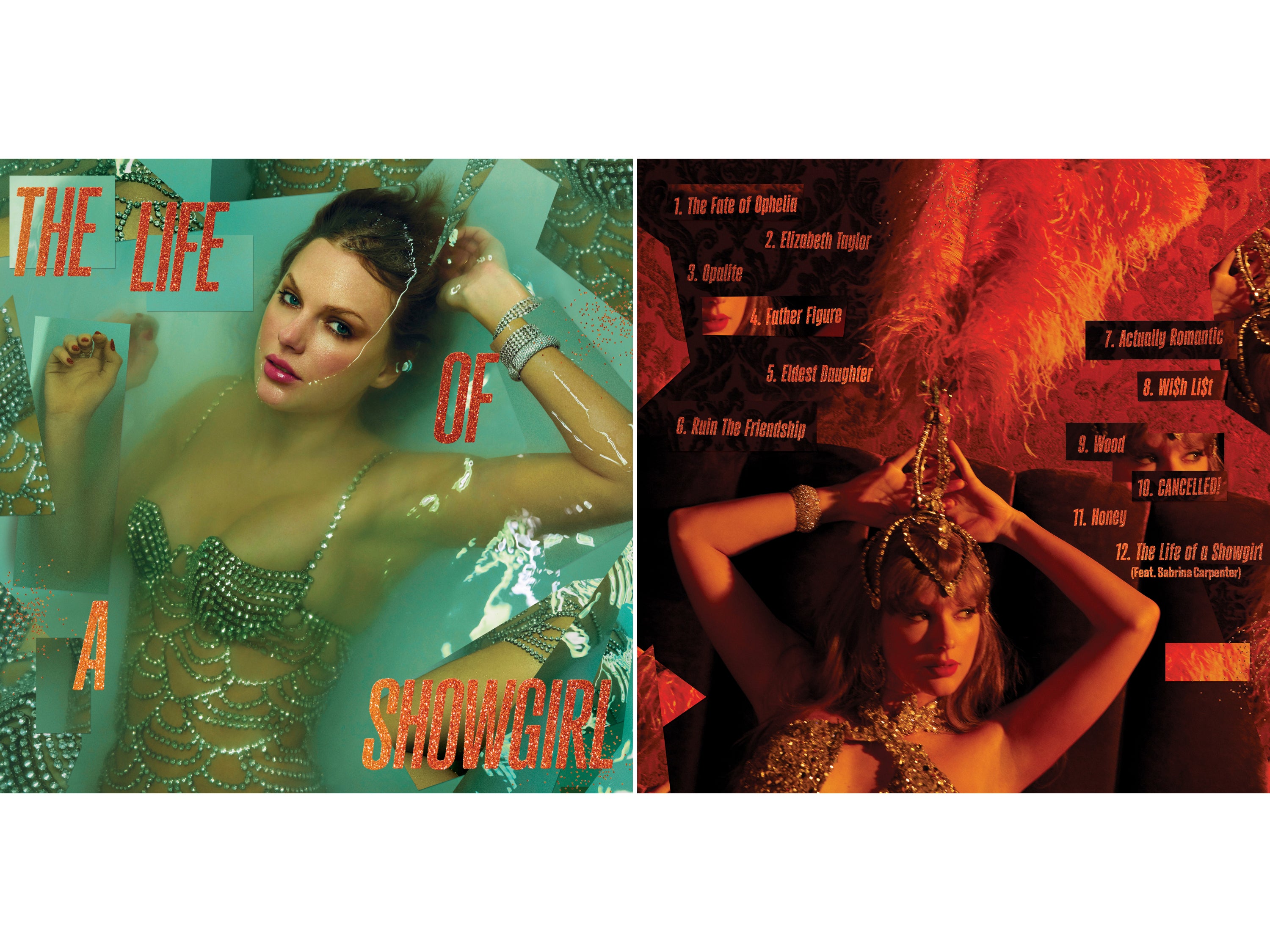 The cover image for Taylor Swift’s forthcoming album ‘The Life of a Showgirl’