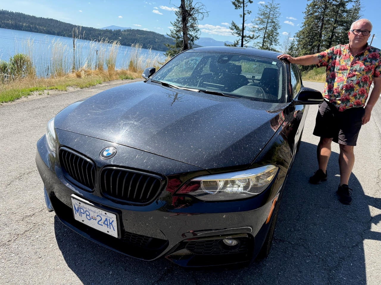 The BMW two-door sports coupe that appears to have upset a Maga fanatic