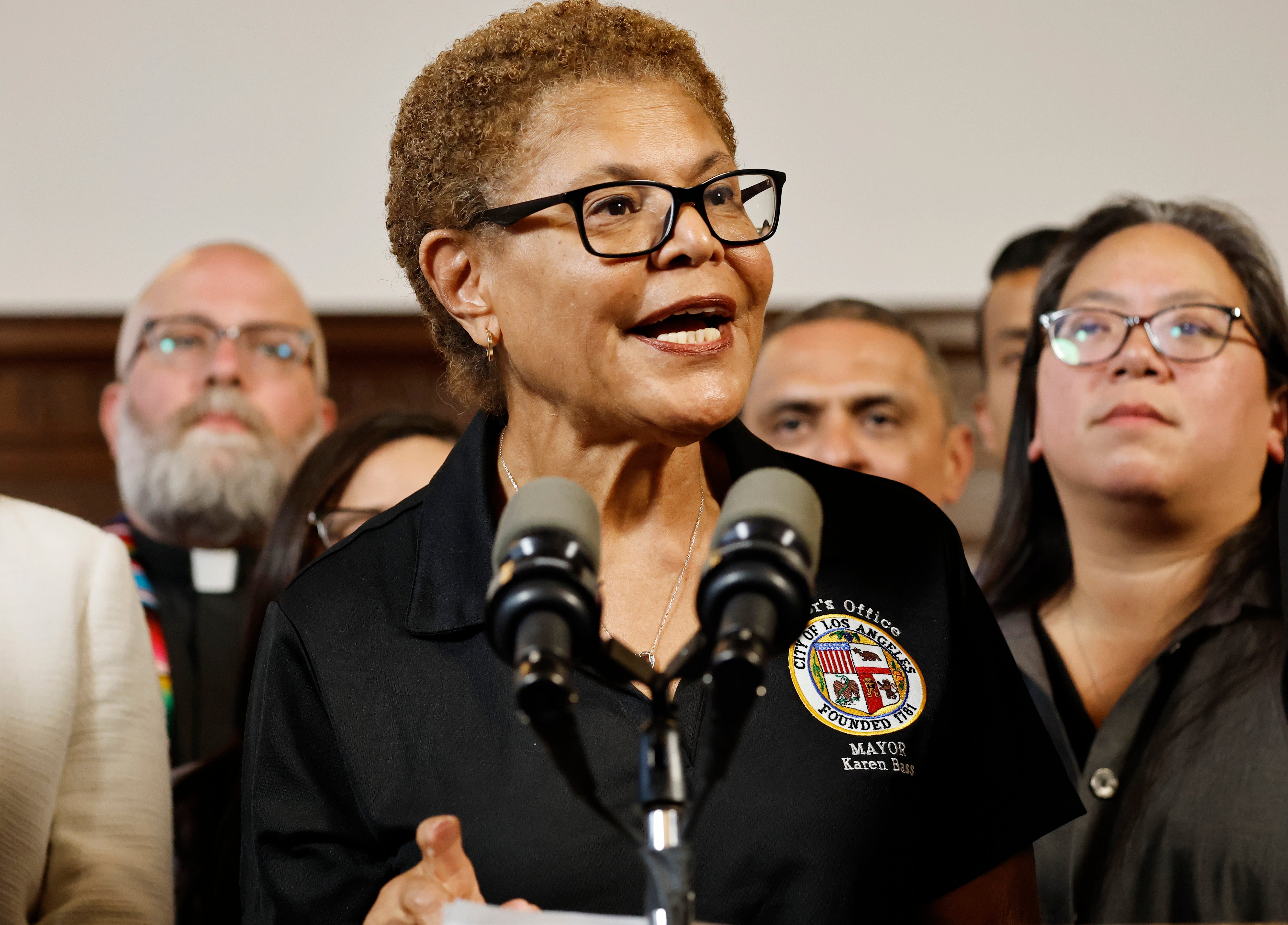 Los Angeles Mayor Karen Bass was fired up over the federal agents’ patrol Thursday, calling it, 'unbelievably disrespectful'