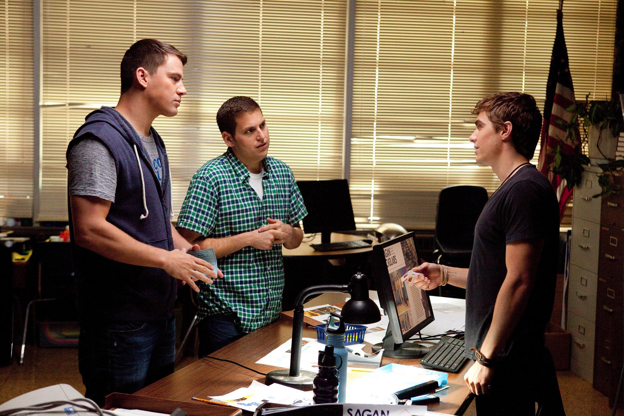 Undercover blues: Franco in ‘21 Jump Street’ alongside Channing Tatum and Jonah Hill