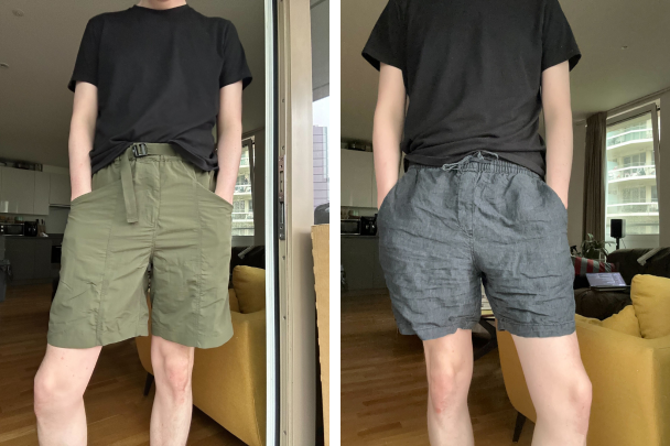 I wore these shorts on the hottest days of the year