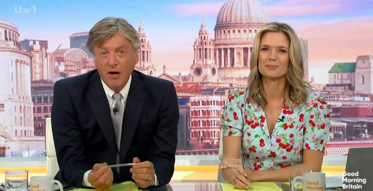 Richard Madeley and Charlotte Hawkins on Good Morning Britain