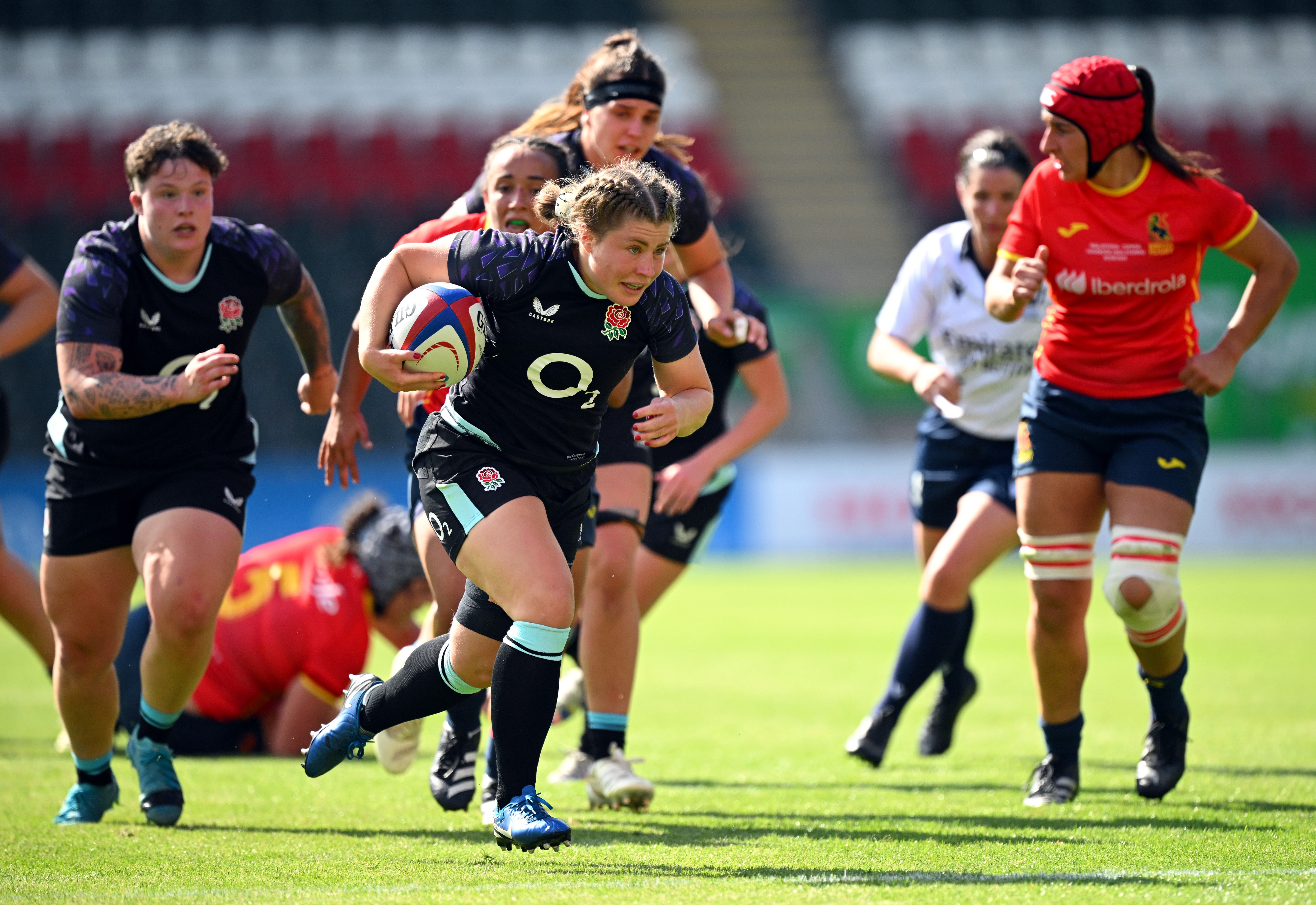 May Campbell has played at hooker and in the back row