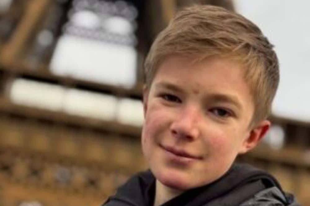 Gabrielius is one of about 150 children in the UK affected