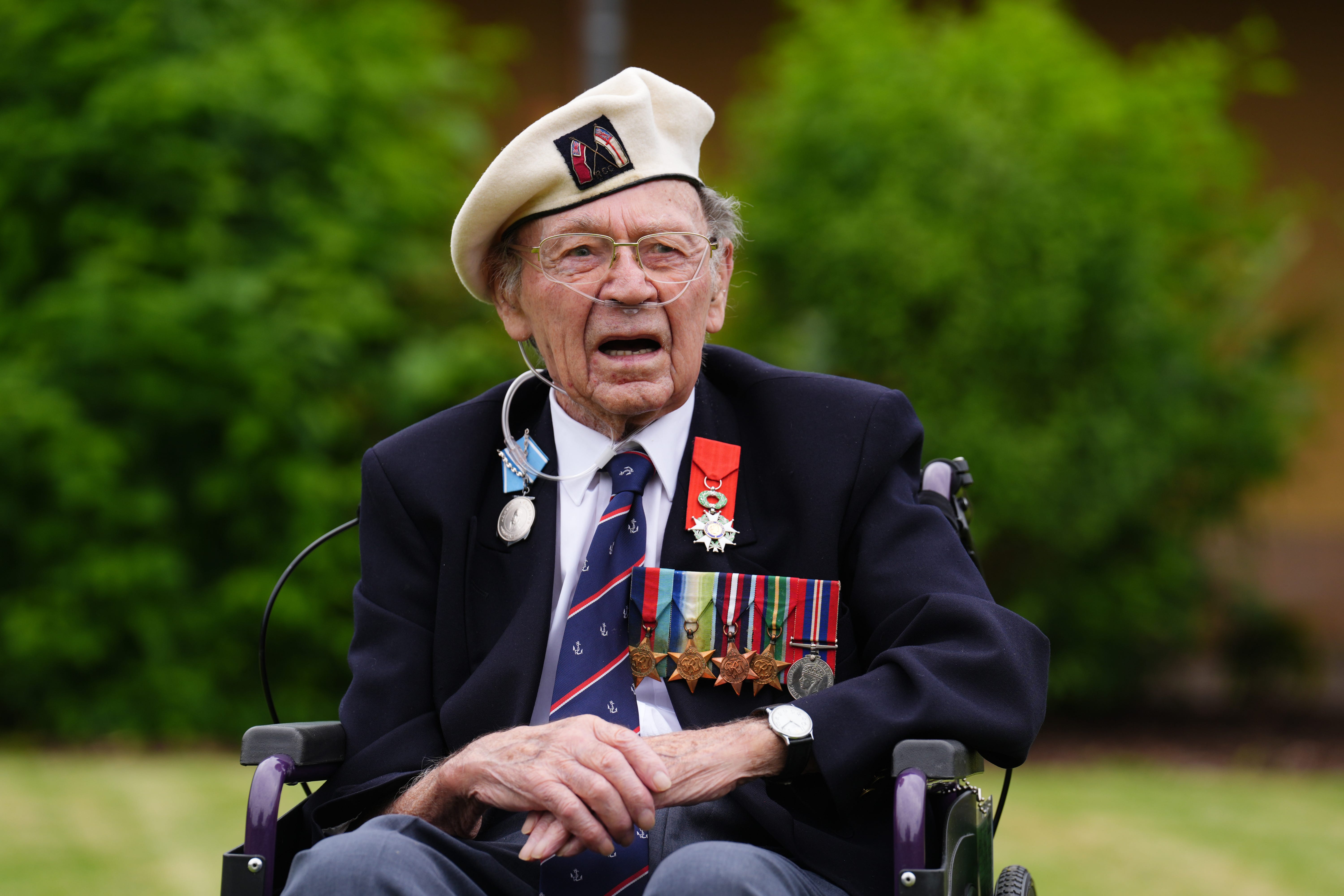 Veteran Albert Lamond helped evacuated Allied PoWs after VJ Day (Andrew Milligan/PA)