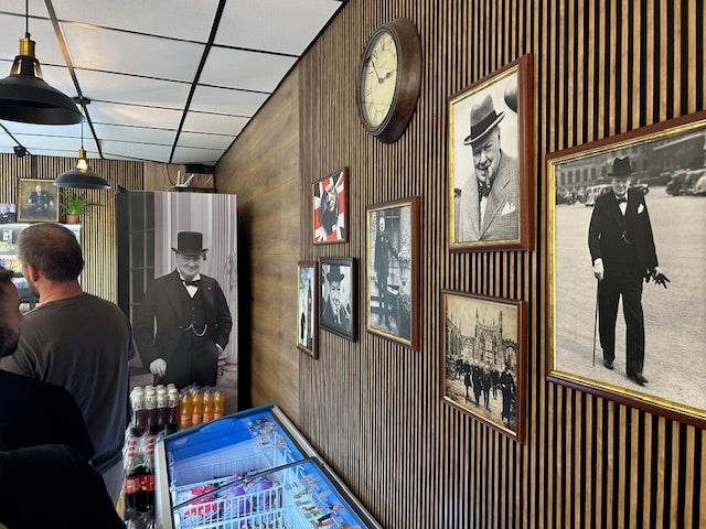 The Churchill Cafe provides one of the few remaining vestiges of normal life