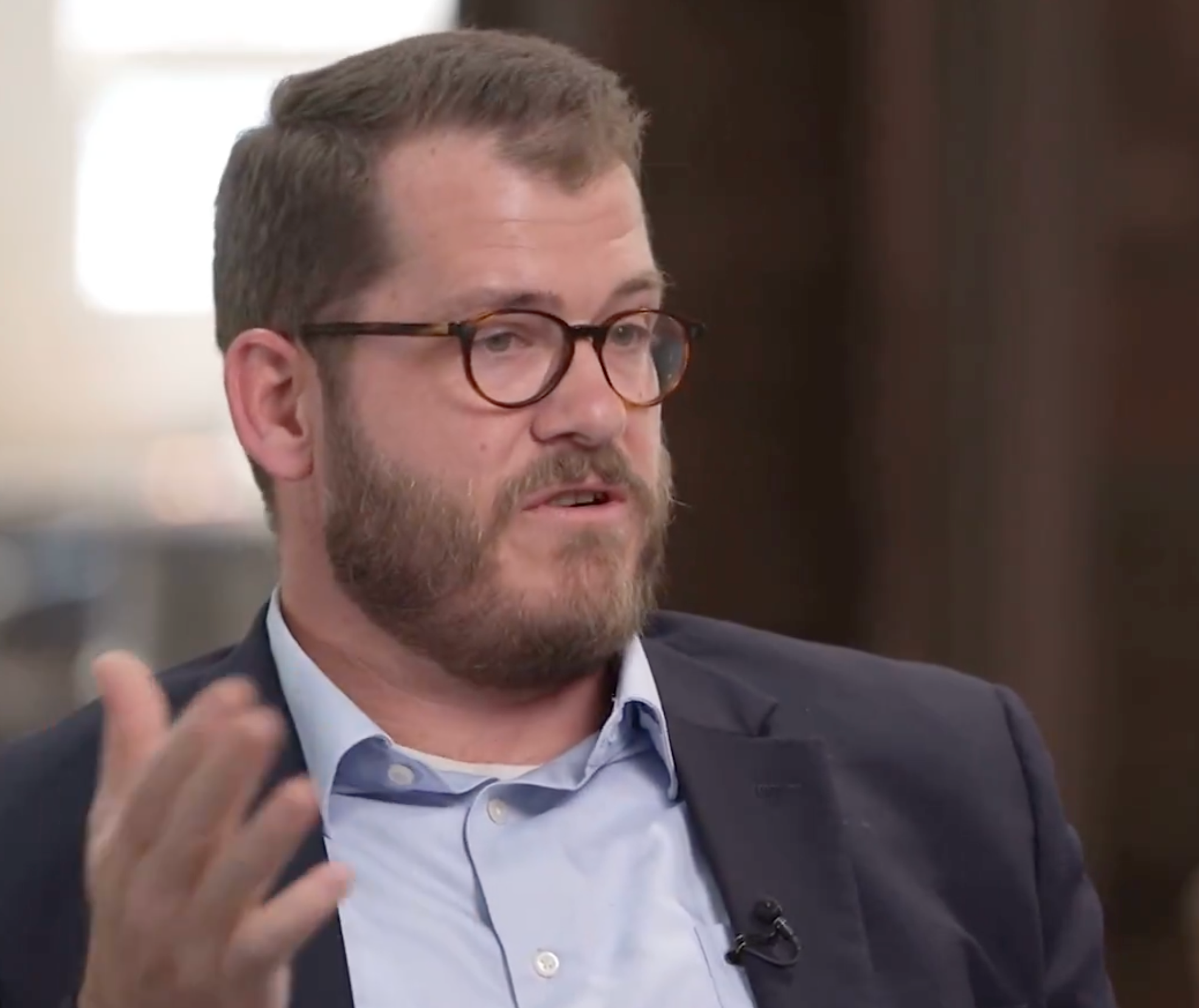 Pastor Jared Longshoreman expresses support for repealing the 19th Amendment to the U.S. Constitution, which granted American women suffrage in 1920