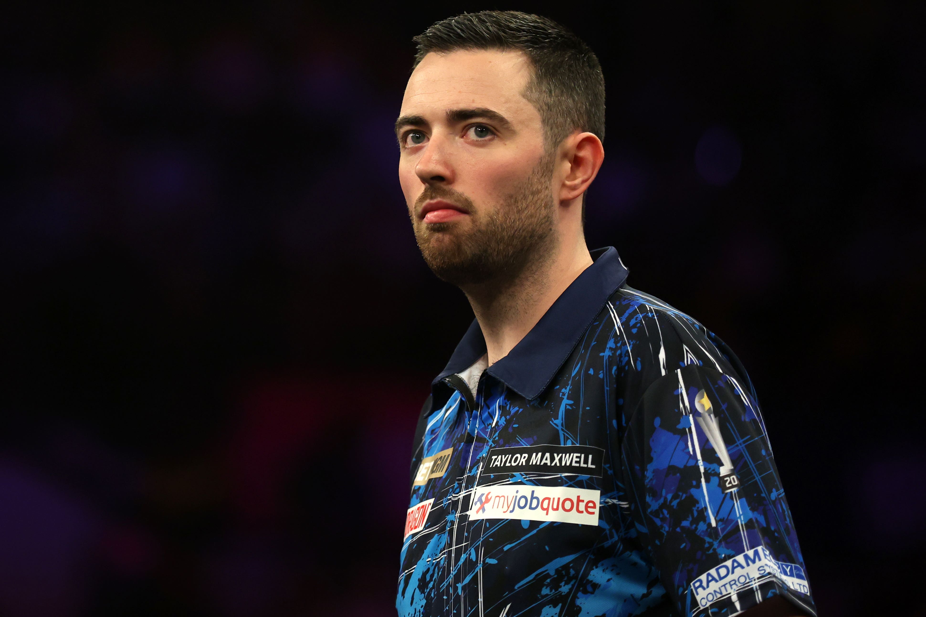 Luke Humphries is unhappy with his form (Nigel French/PA)