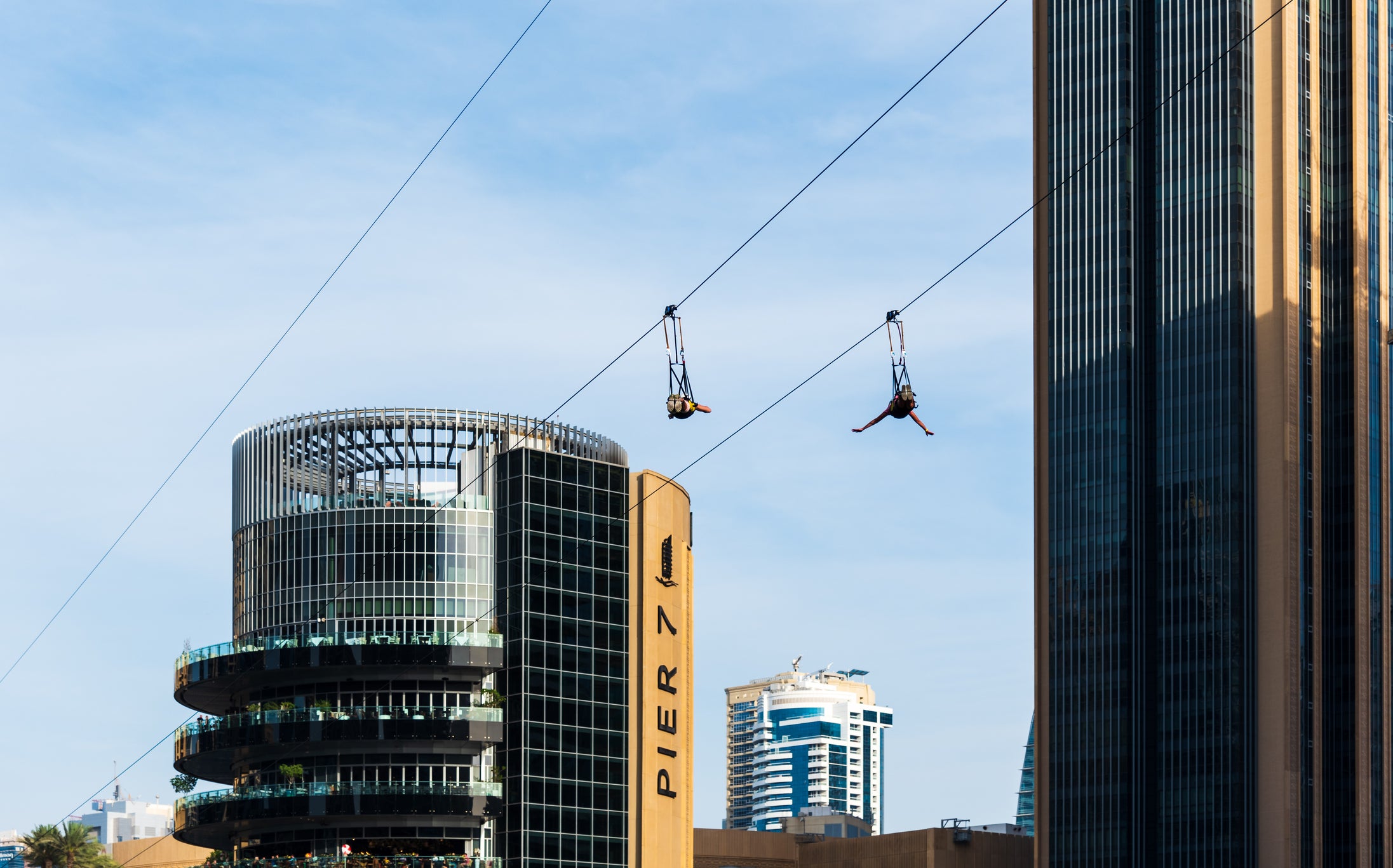 Dubai’s is the longest urban zip line in the world