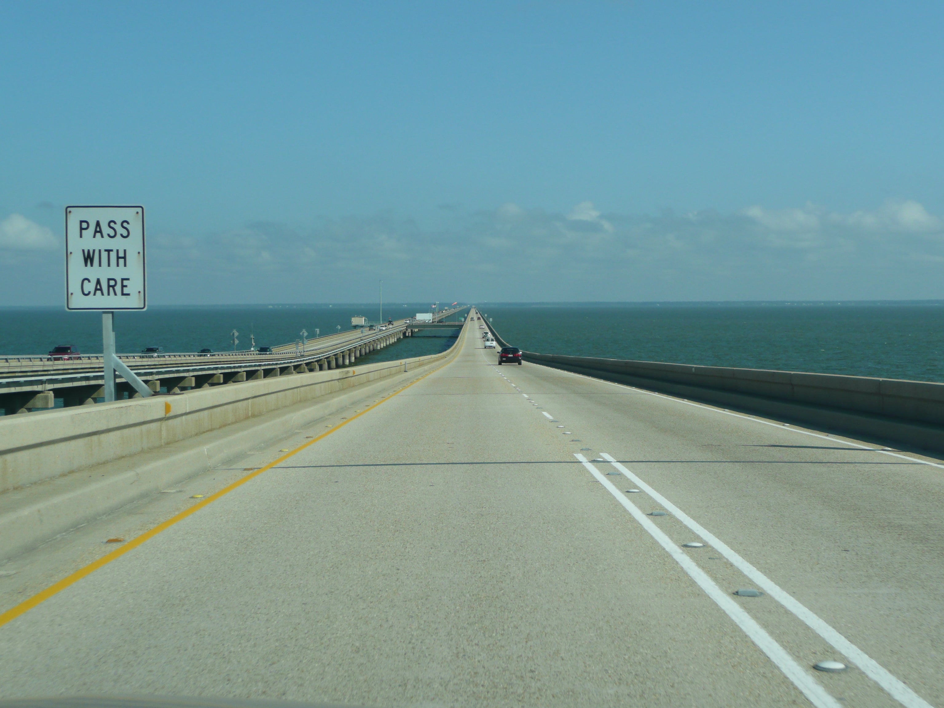 The Lake Pontchartrain Causeway is among the longest bridges over water in the world