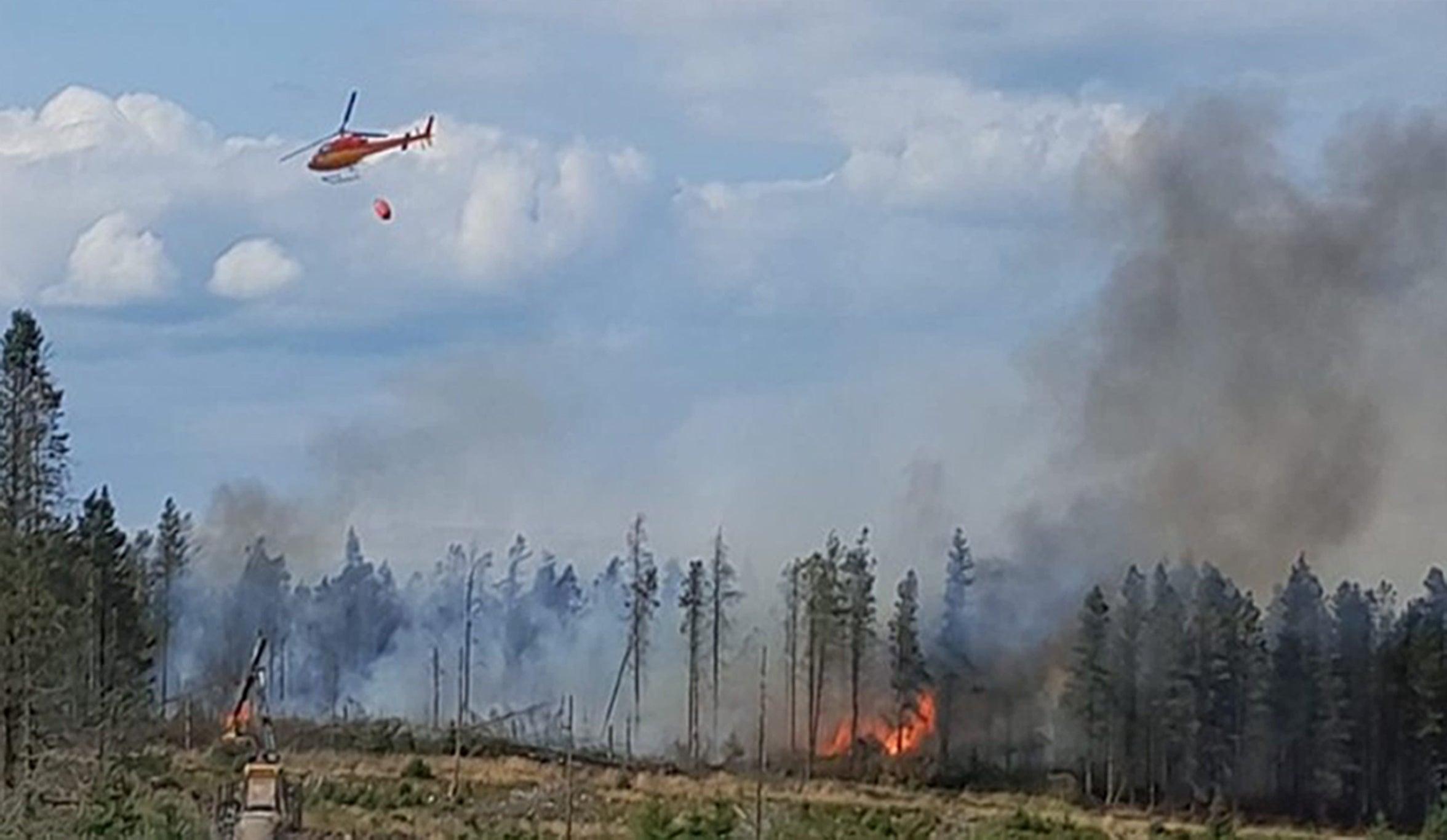 Residents up to 30 miles away have been advised to keep their windows closed