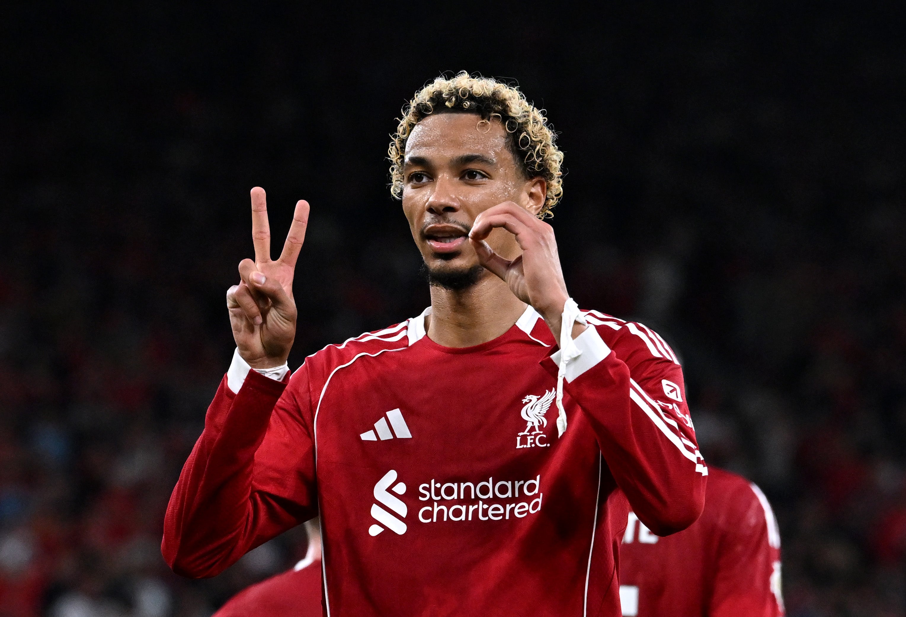 Ekitike slaví s Diogo Jota's č. 20 po bodování otvíráku Liverpoolu