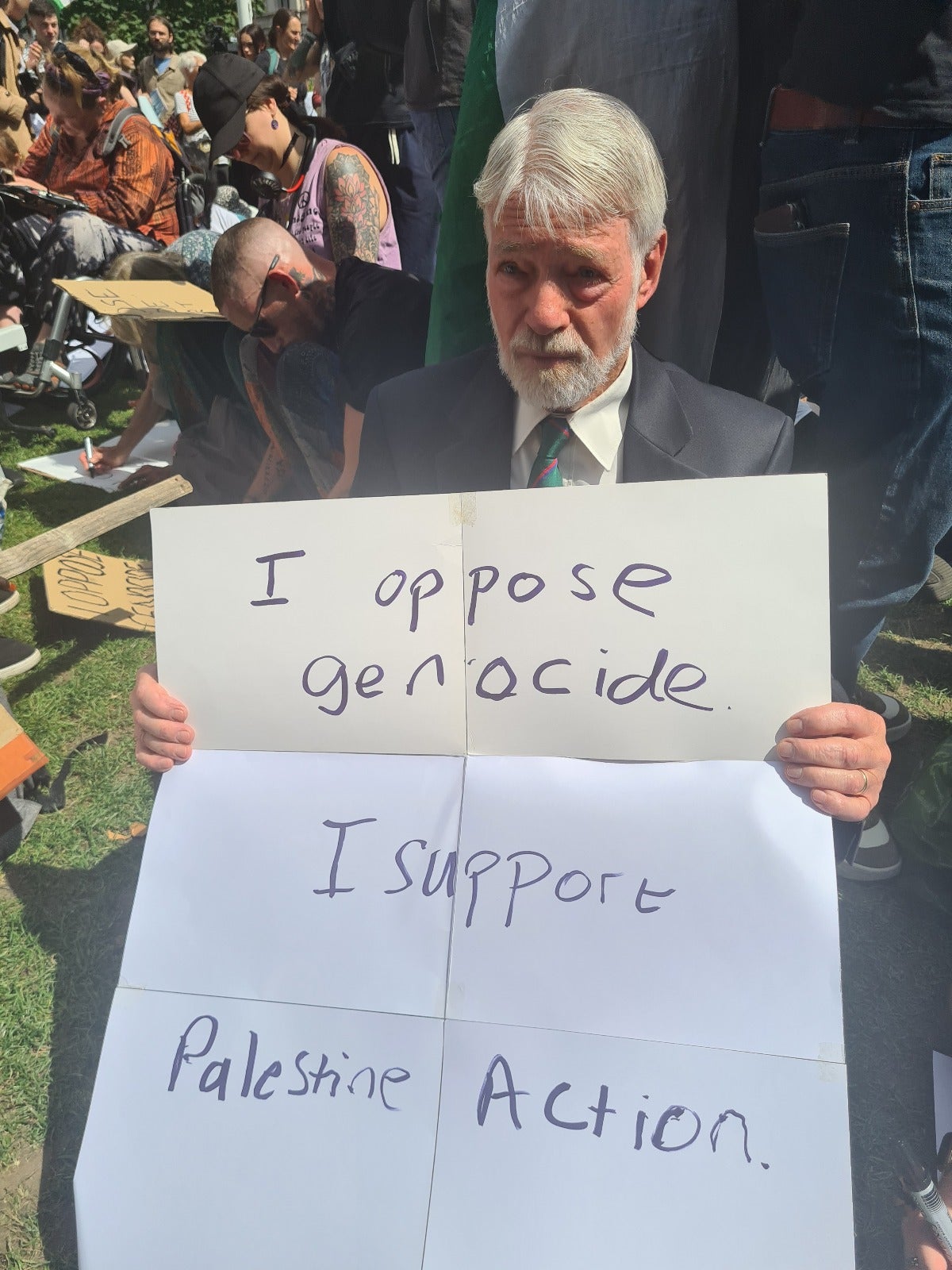 Organisers of the protest will try to bring together 1,000 people together next month for another demonstration