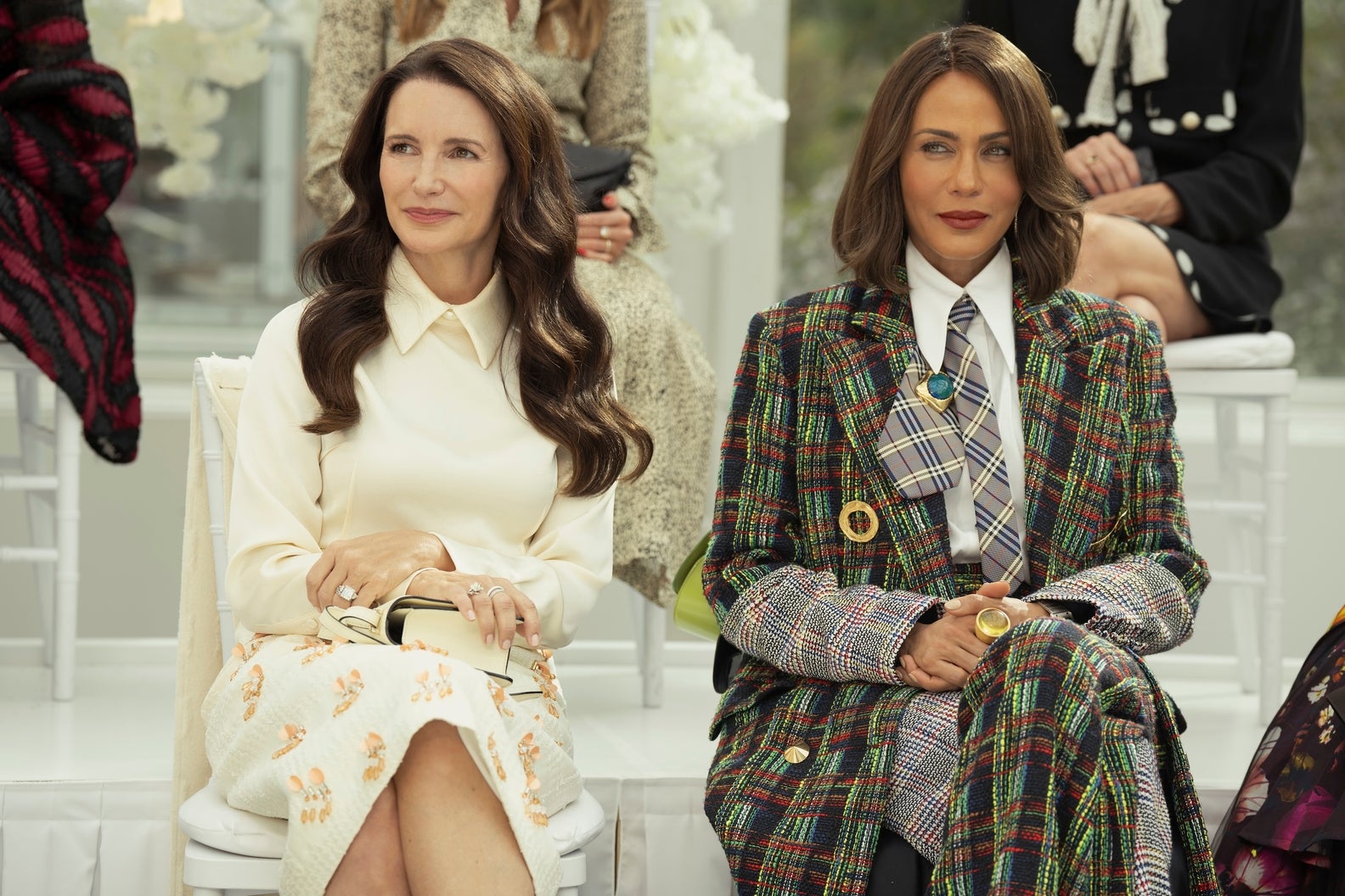 Kristin Davis and Nicole Ari Parker in the ‘And Just Like That’ finale
