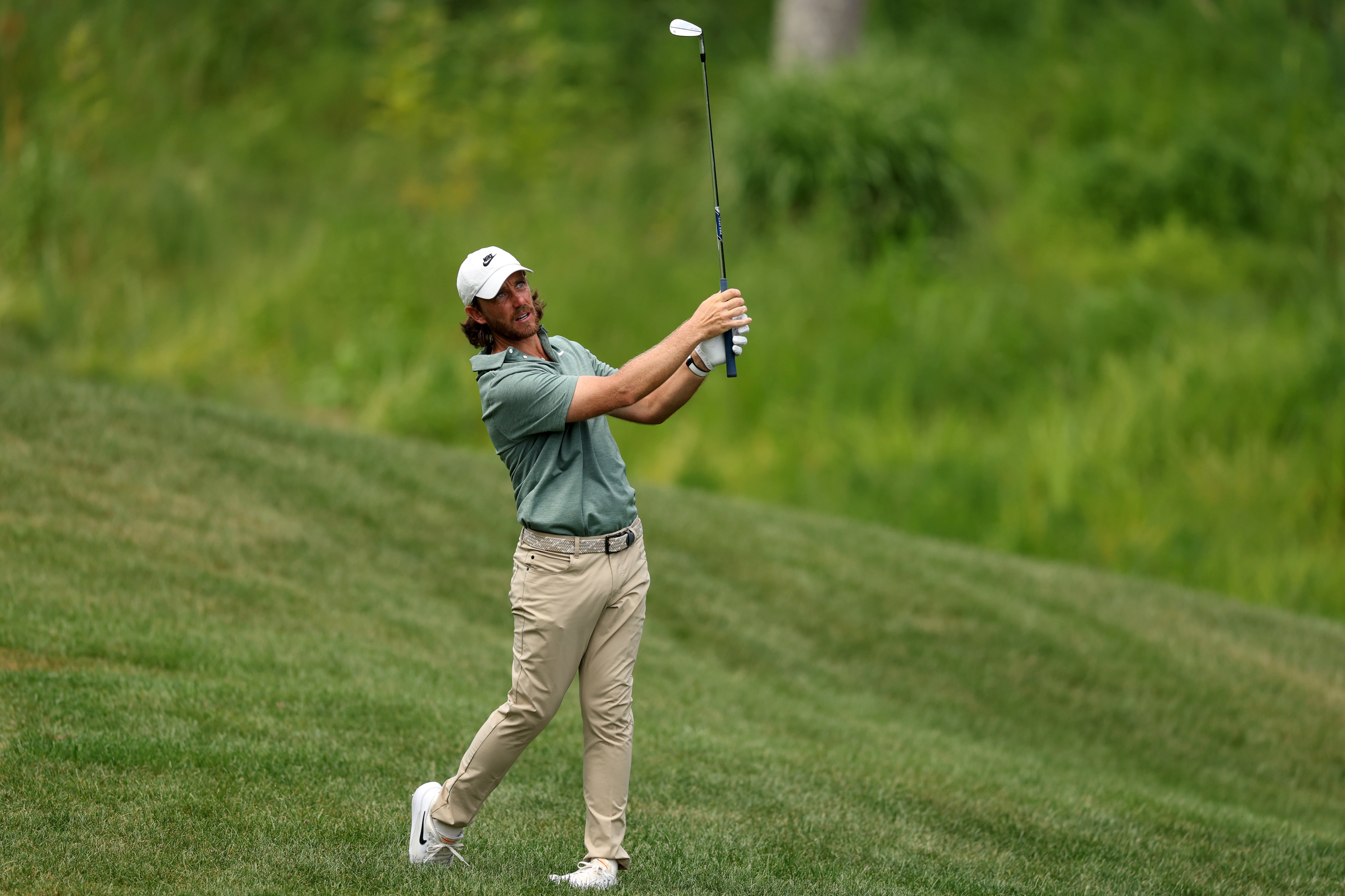 Tommy Fleetwood is again well placed after the opening round in Maryland