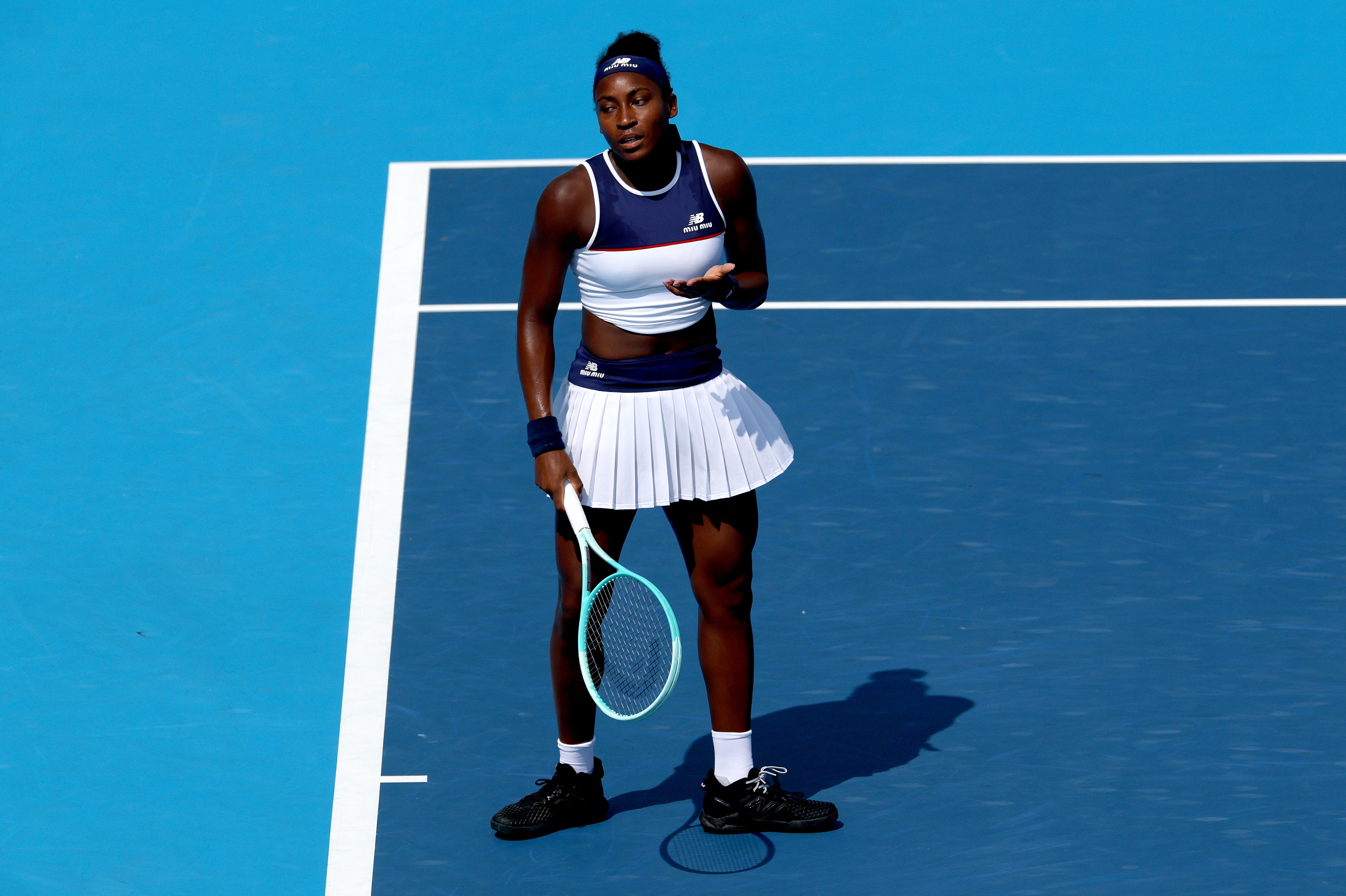 Coco Gauff progressed to set up a meeting with Jasmine Paolini