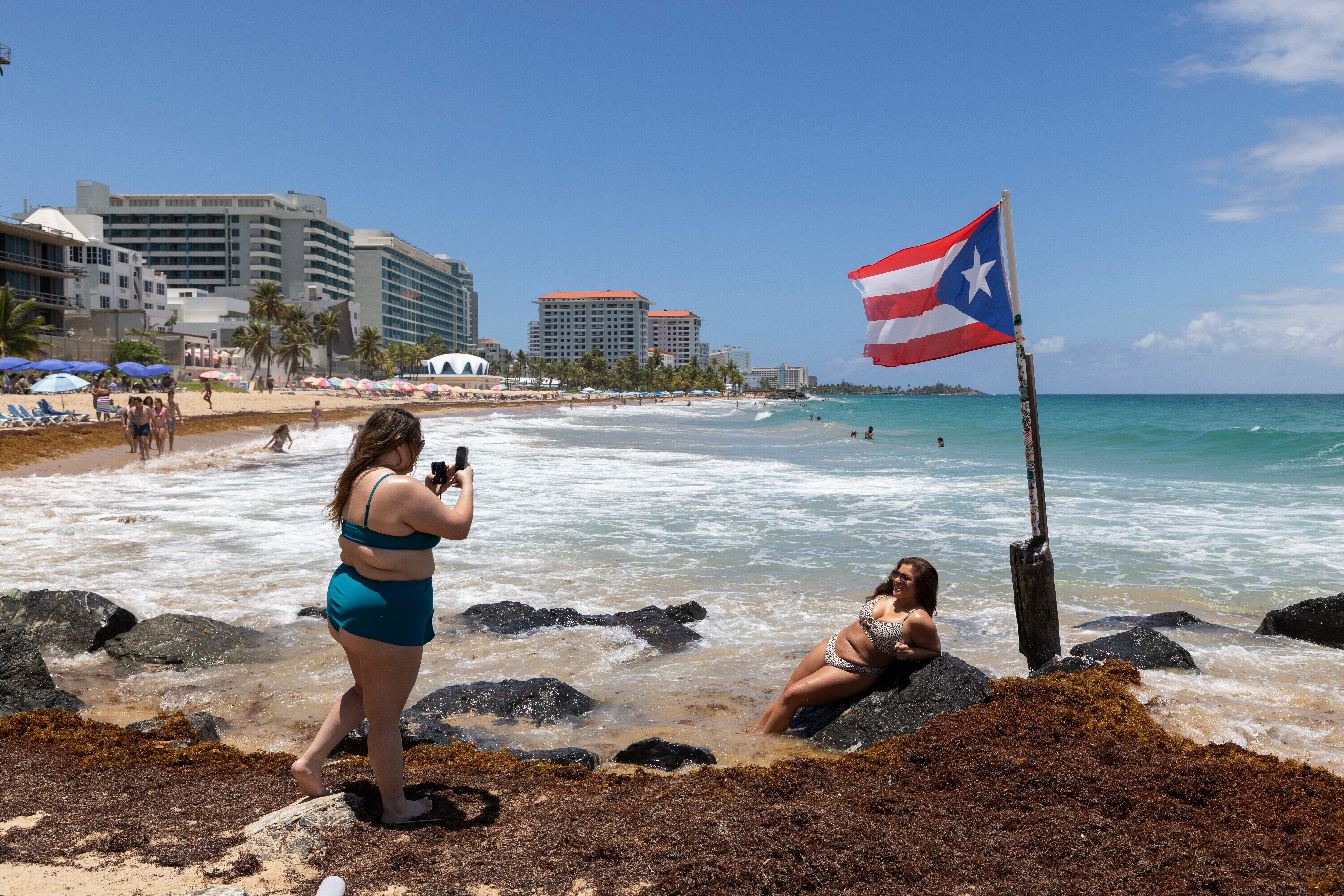 APTOPIX Puerto Rico Tropical Weather