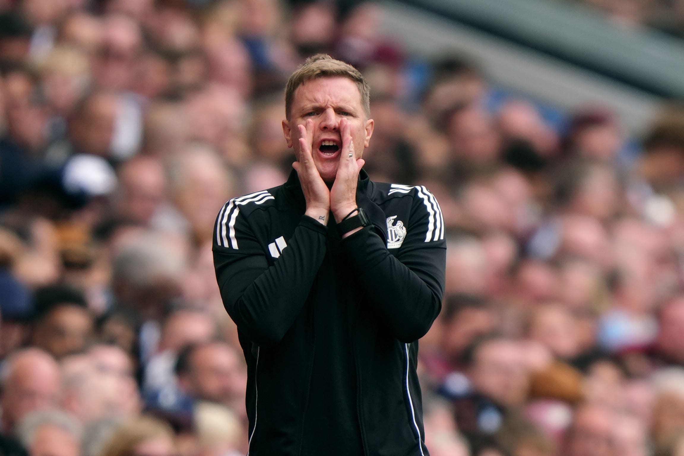 Eddie Howe has called for Alexander Isak’s future to be cleared up (Bradley Collyer/PA).