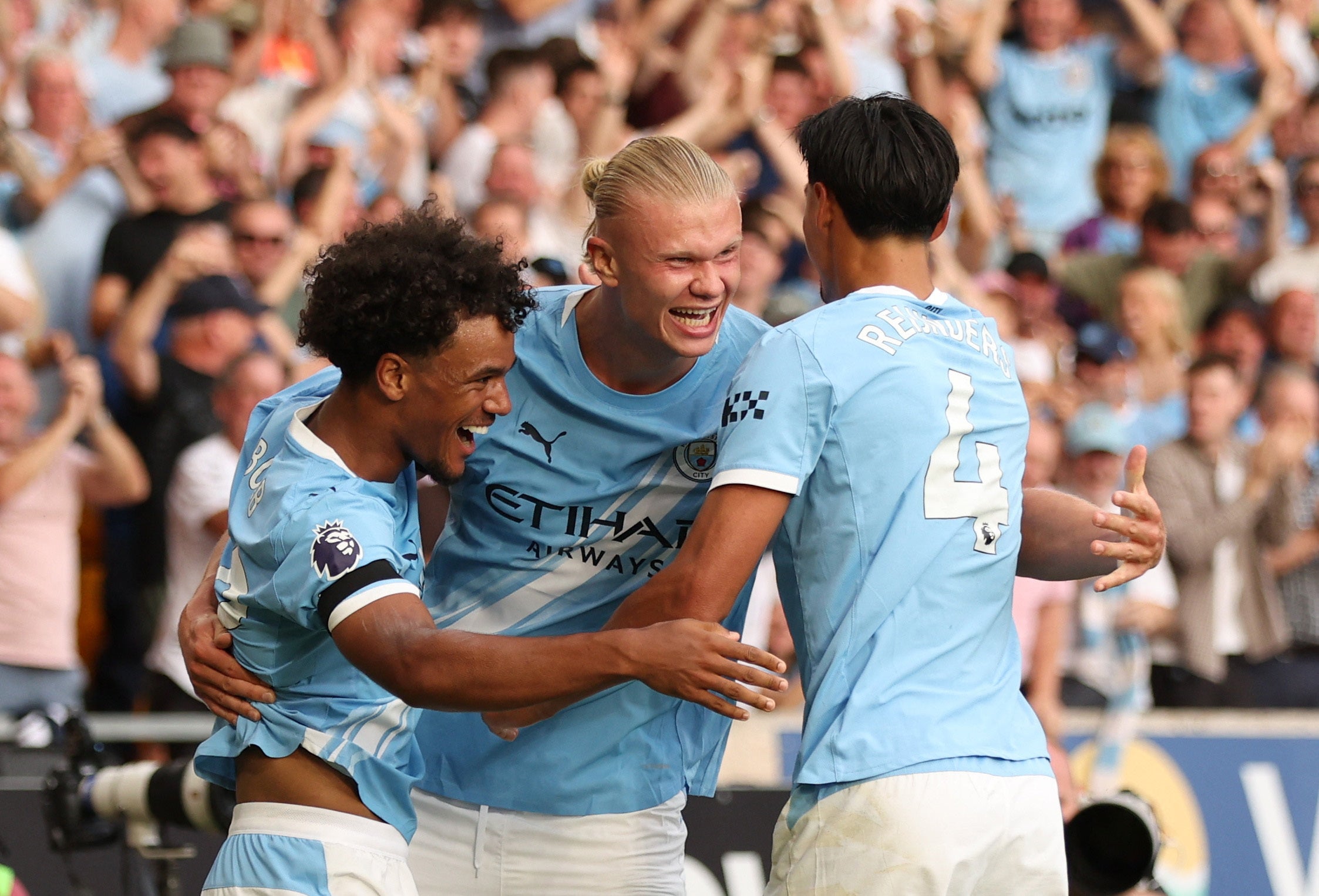 Manchester City got off to a flyer in their opening match of the new Premier League campaign as Pep Guardiola's new signings impressed