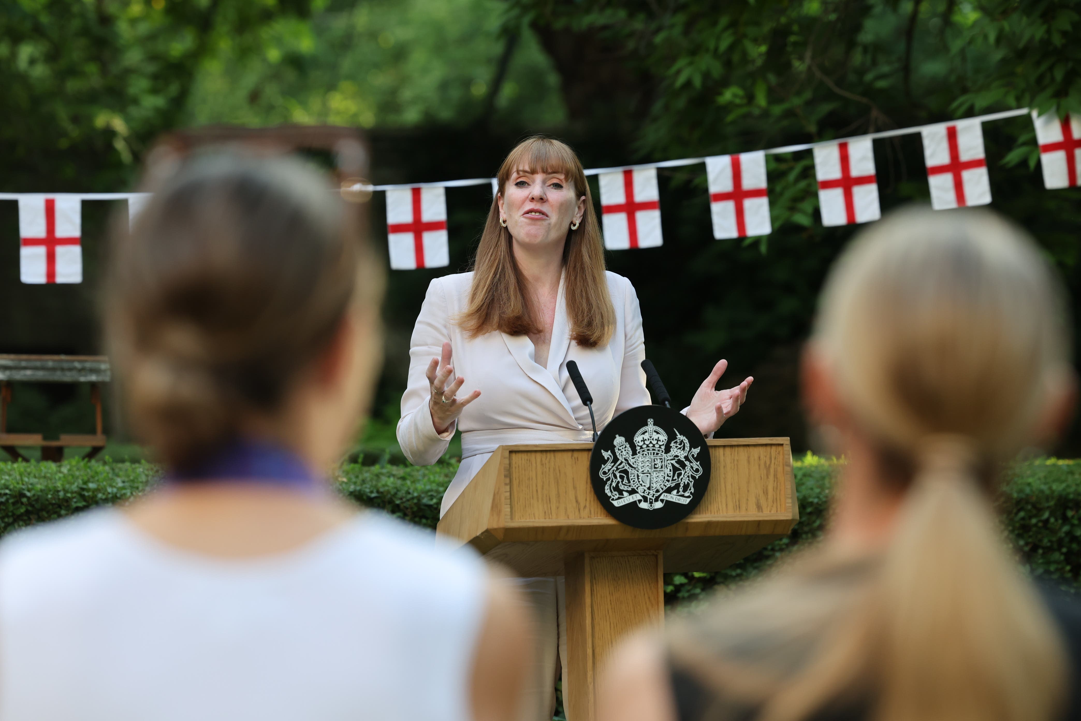 Deputy Prime Minister Angela Rayner has weighed in on a row over online safety rules with Reform UK. (Richard Pohle/The Times)